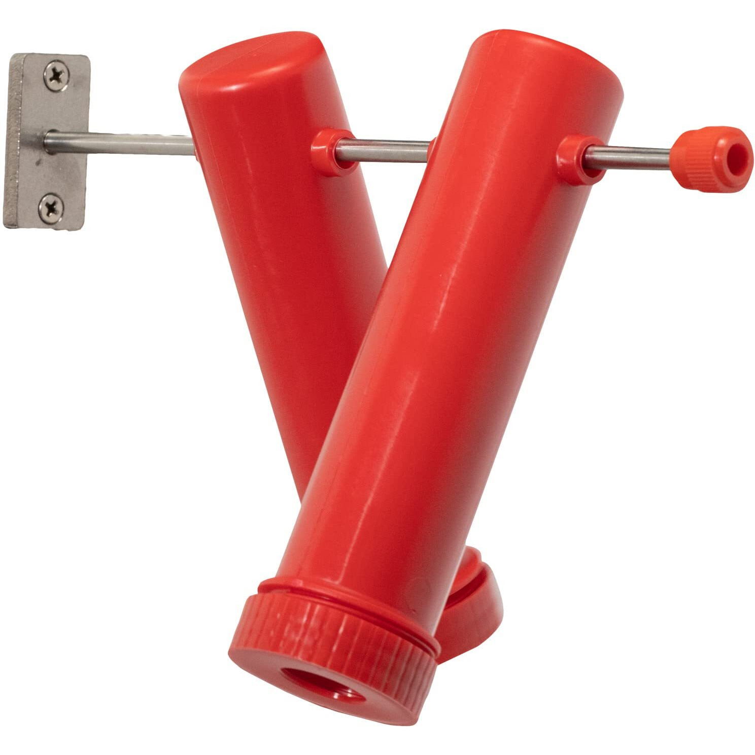 Rentacoop Chicken Treat Dispenser - Suitable For Small And Large Treats - Wall-Mounted For Indoor And Outdoor Use - Small Size With 2 Tubes