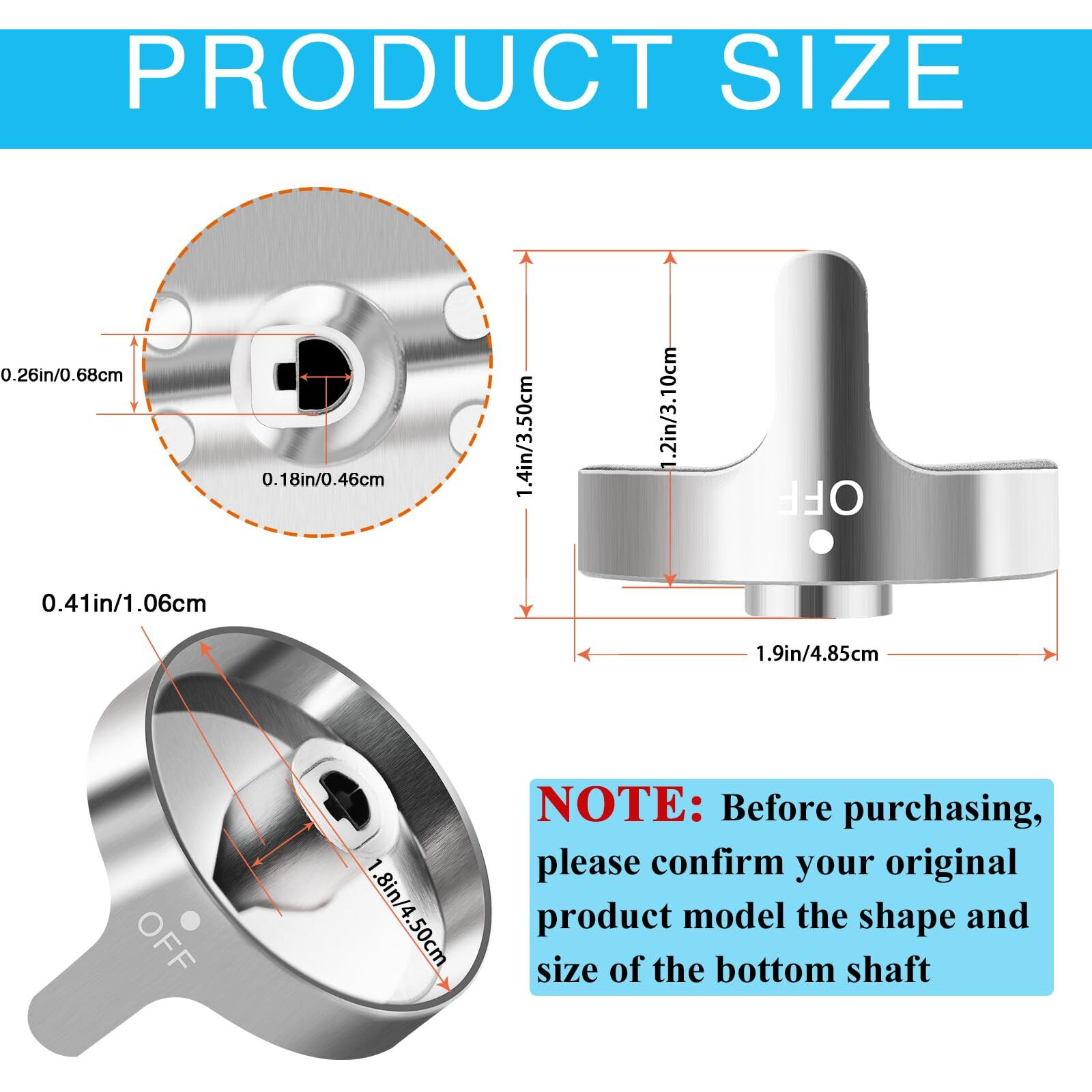 Upgraded W10766544 Gas Stove Knobs Replacement For Whirlpool Wfg540H0Es0 Range Oven  Replaces W10430807 W10676228 4248219 Ap5958476 Ps10067059 Eap10067059