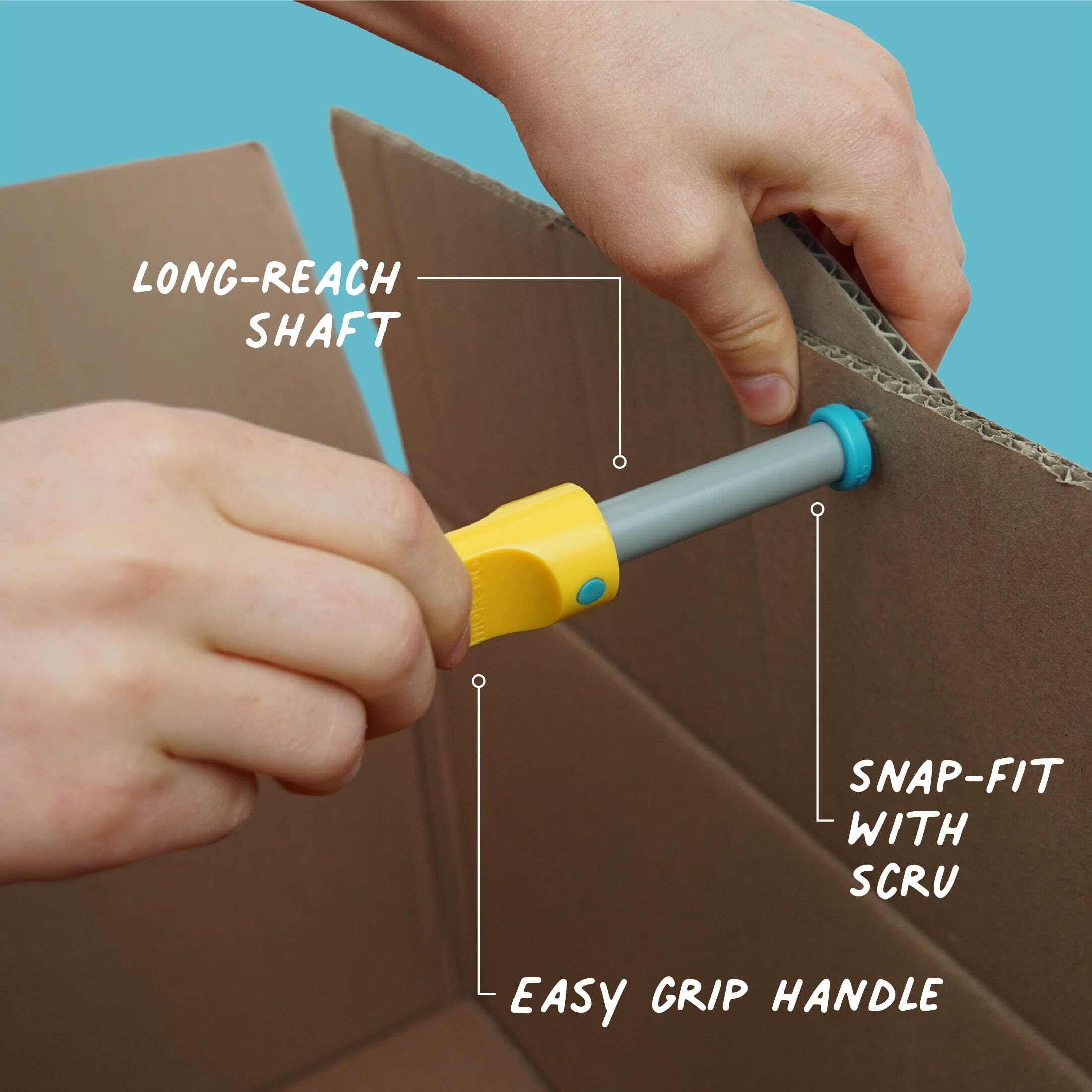 Makedo Explore | Upcycled Cardboard Construction Toolkit In Small Toolbox (50 Pieces) | Stem + Steam Educational Toys For At Home Play + Classroom Learning | Reusable Tools For Boys And Girls Age 5+