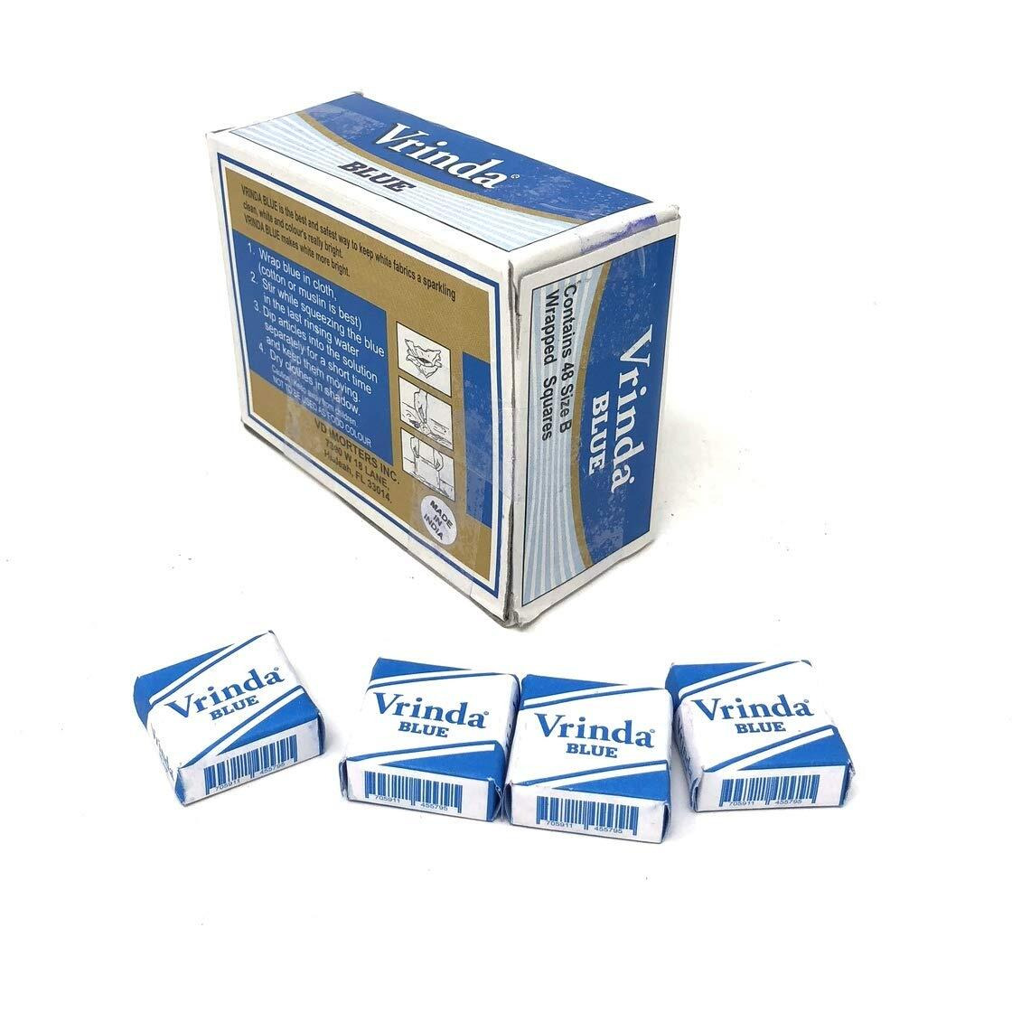Vrinda  Blue Squares Box Of 48