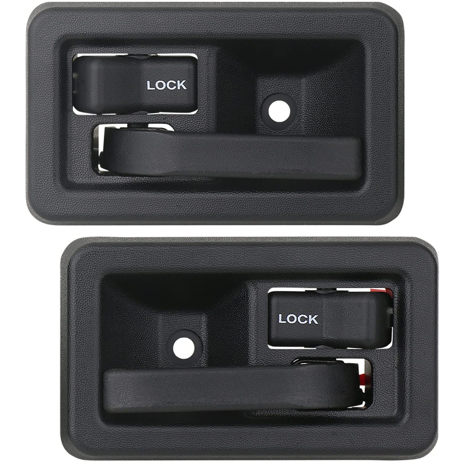 Apperfit Interior Door Handle (Pair) Compatible With Jeep Wrangler Yj Tj 1991-2006 Replaces 55176477Ab 55176476Ab 79540 79541