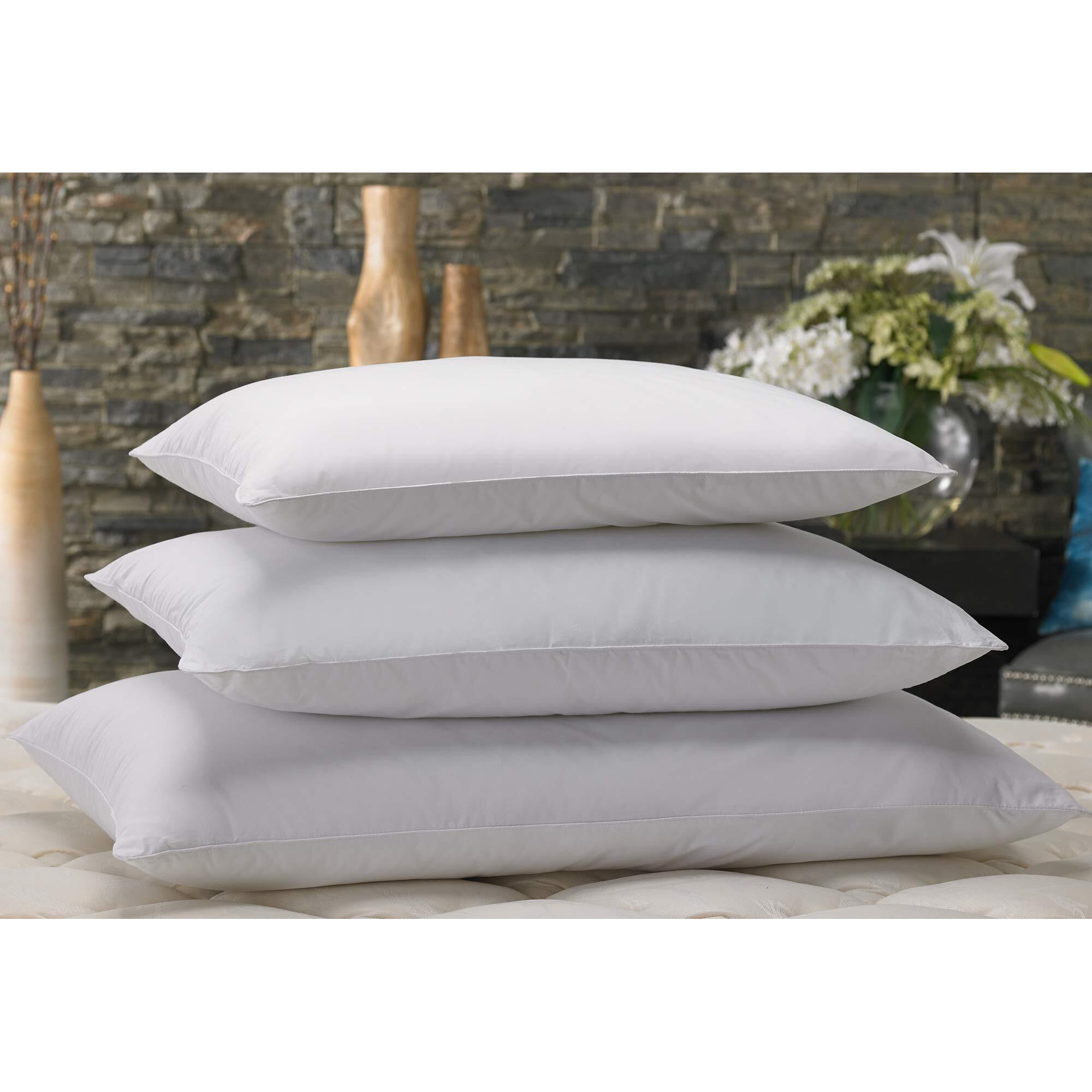 Marriott Down Alternative Eco Pillow - Eco-Friendly Pillow With 100% Recycled Fill - Set Of 2 - Standard (20"" X 26"")