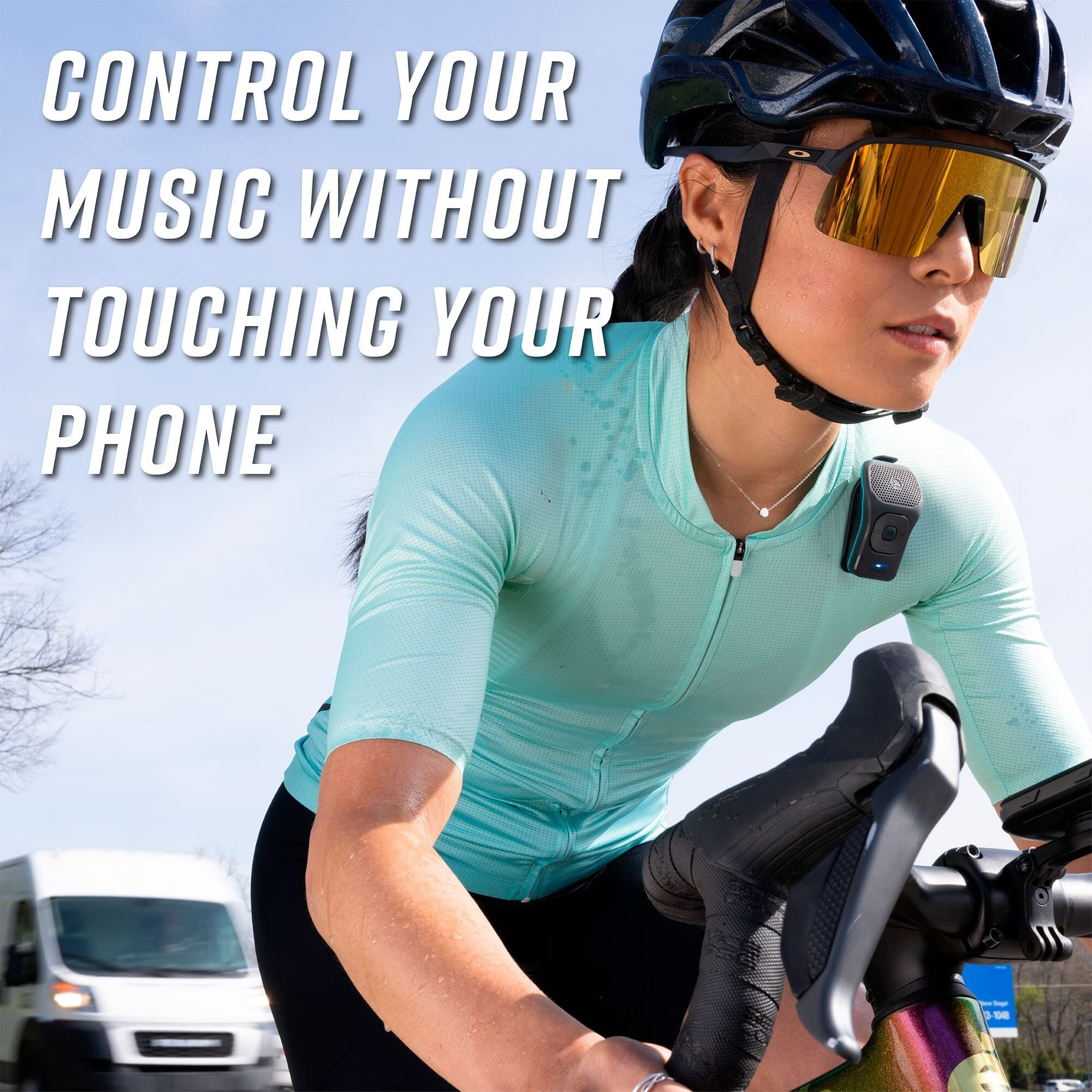 Noxgear 39G Wearable Waterproof Bluetooth Speaker - Magnetic Clip-On Wireless Portable Speakers - Up To 15 Hours Battery Life - Clip Speaker With Microphone - Large Tactile Control Buttons