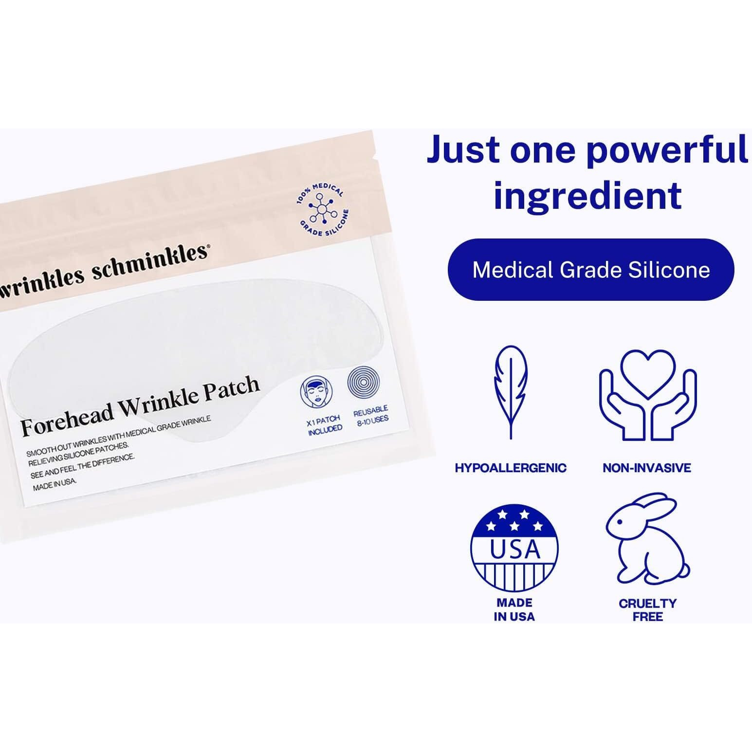 Wrinkles Schminkles Patch Cleanser - For Adhesive Preservation While Gently Cleaning Silicone Wrinkle Patches -Ultimate Face Rejuvenation Kit - (2 Fl Oz)