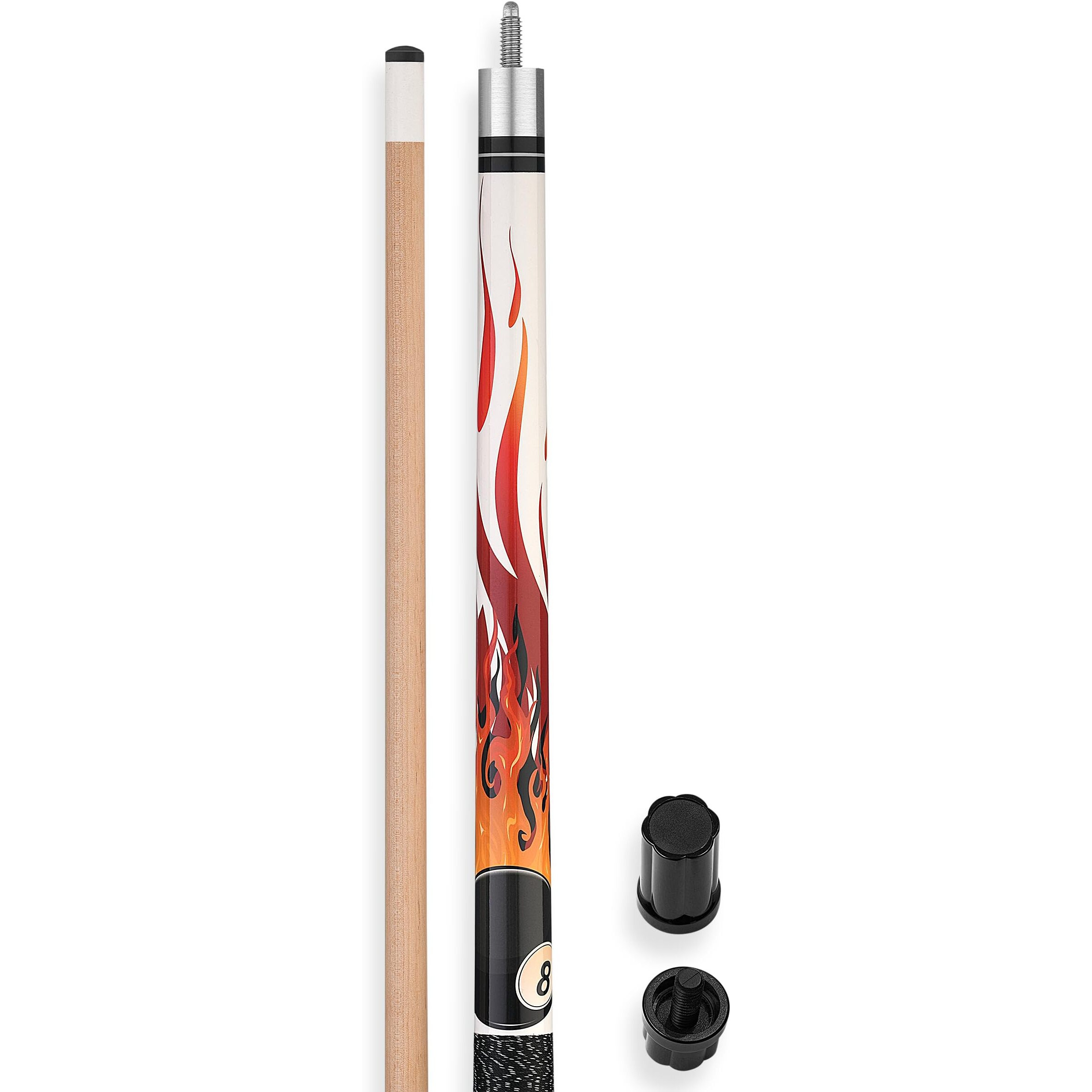 Joshmar Professional Pool Stick - Premium Pool Cue Made With Beautiful  Unique  Luxury Design  And The Best Canadian Hardwood Quality. Including 4 Accessories To Keep Your Pool Stick On Top Conditions