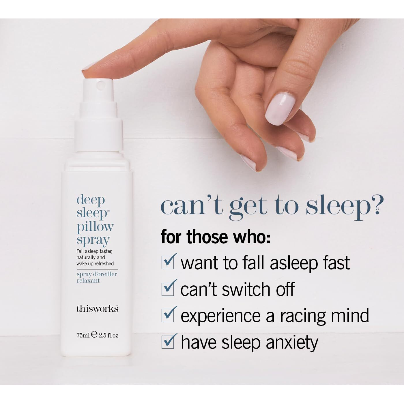 Thisworks Deep Sleep Pillow Spray Natural Sleep 75Ml  2.5 Fl Oz