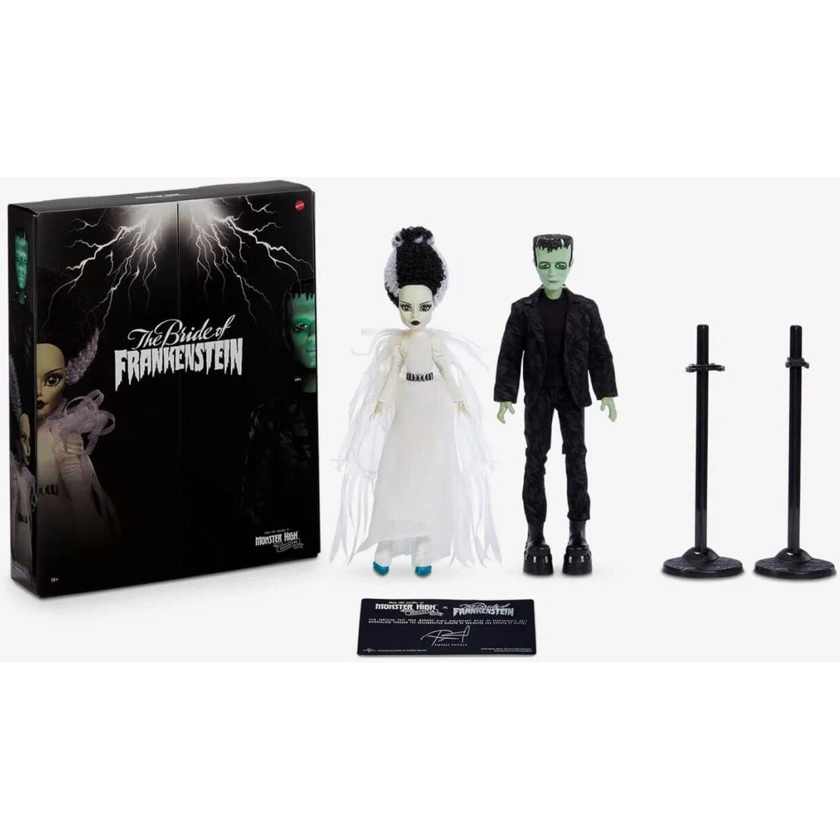 Monster High Frankenstein & Bride Of Skullector 10.5In Doll Set Hdw25 White