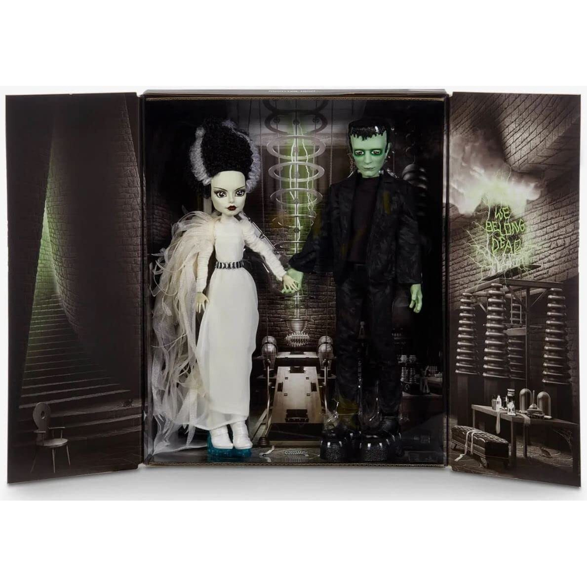 Monster High Frankenstein & Bride Of Skullector 10.5In Doll Set Hdw25 White