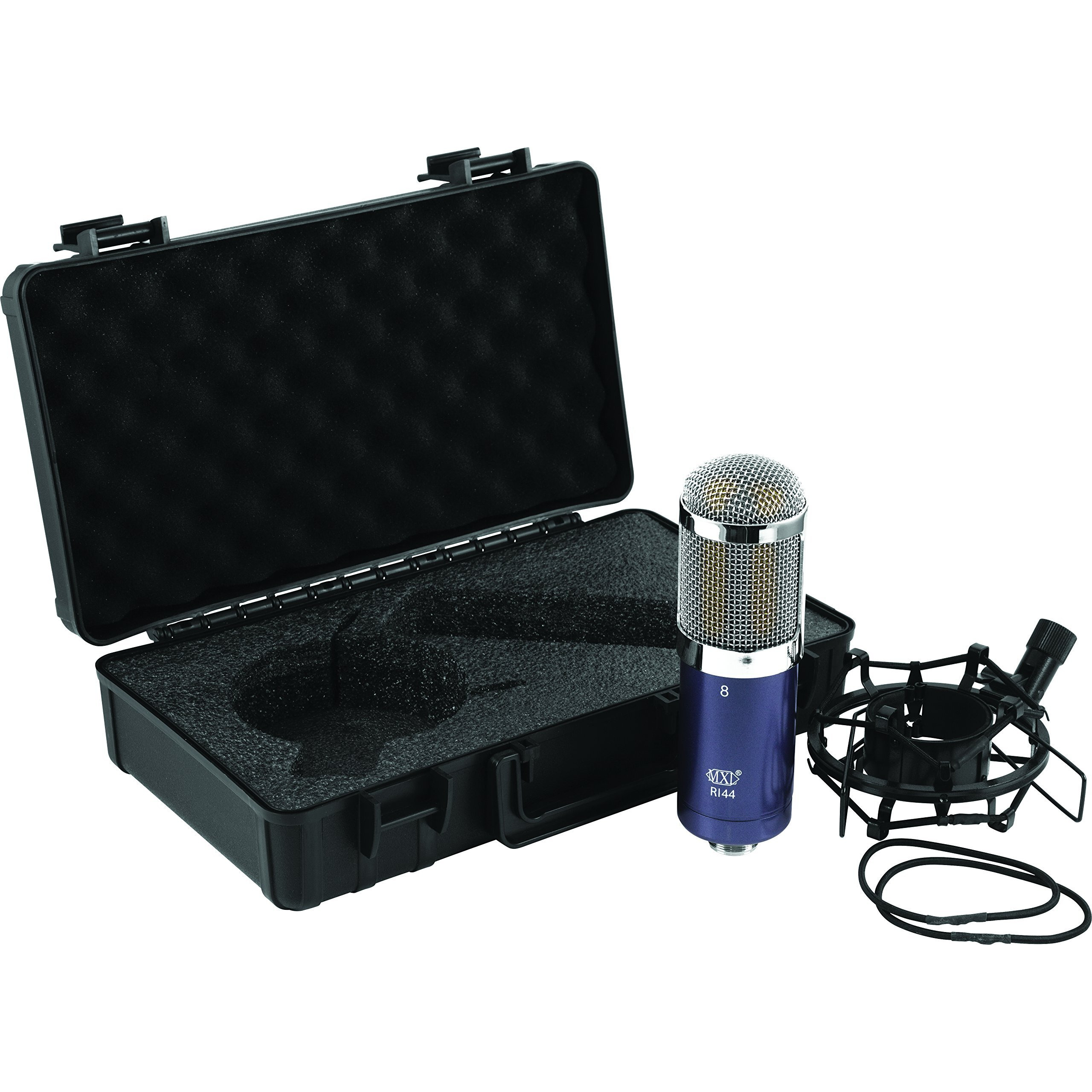 Mxl R144 Multi-Purpose Ribbon Microphone With Shockmount  Purple (Mxl R144)