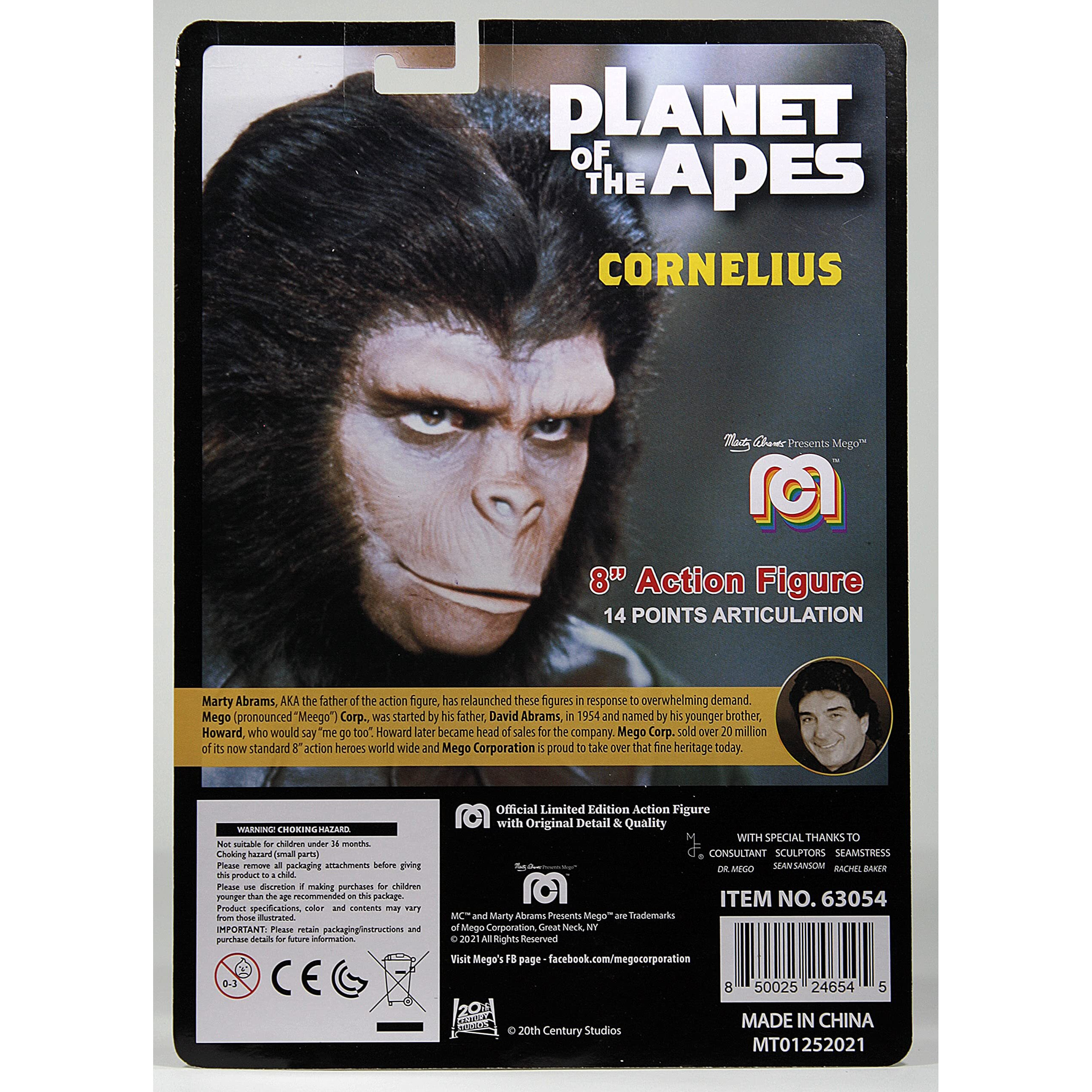 Mego Planet Of The Apes Cornelius 8"" Action Figure Multicolor