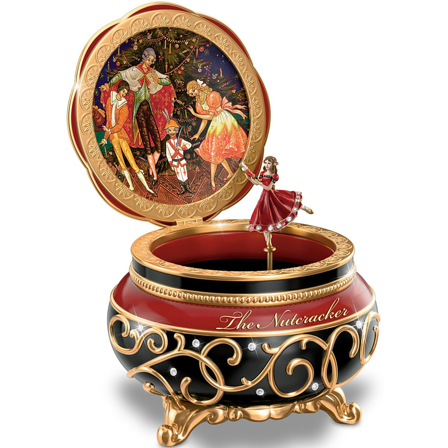 Music Box Clara And The Nutcracker Heirloom Music Box