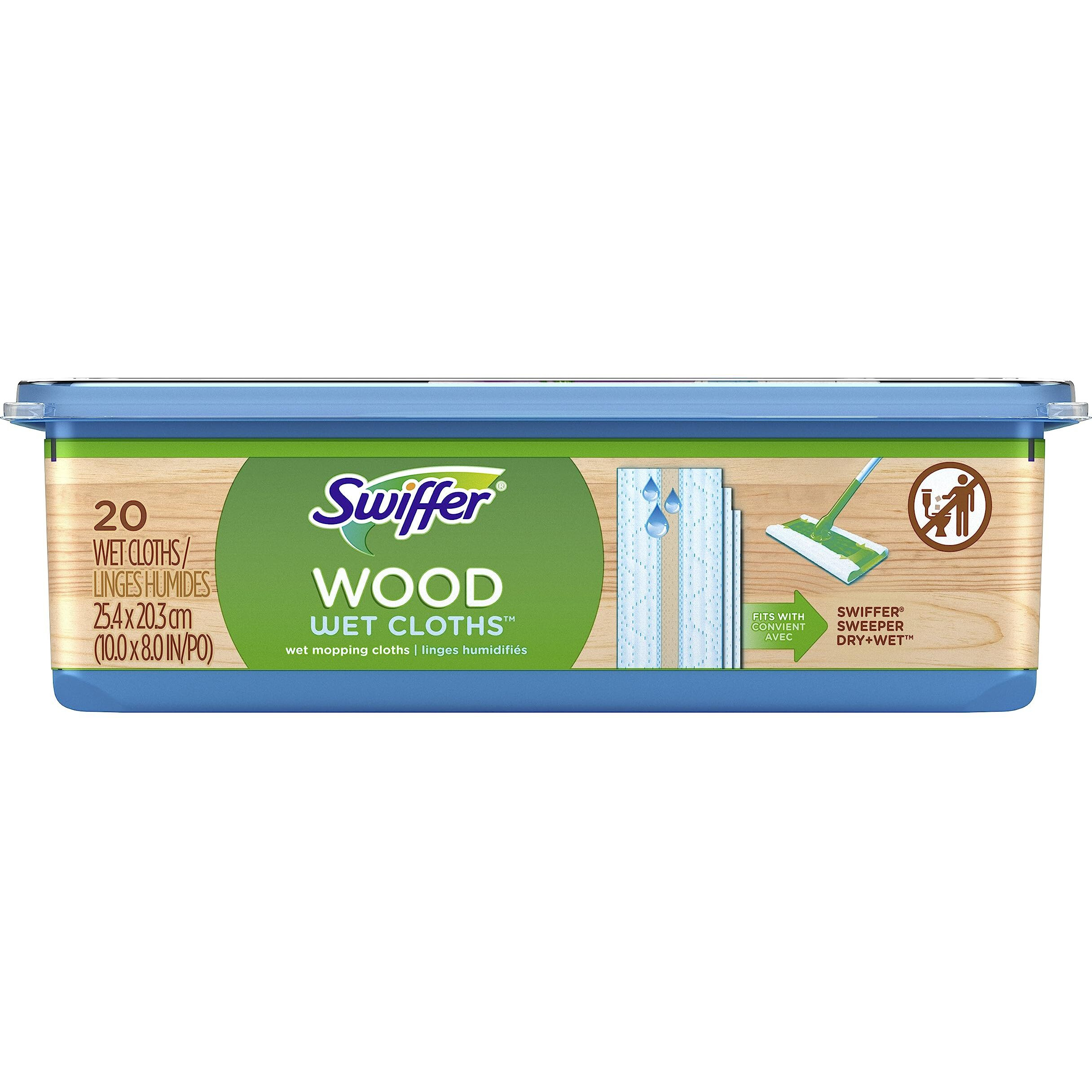 Swiffer Sweeper Wet Wood Floor Mopping Cloths  20 Count