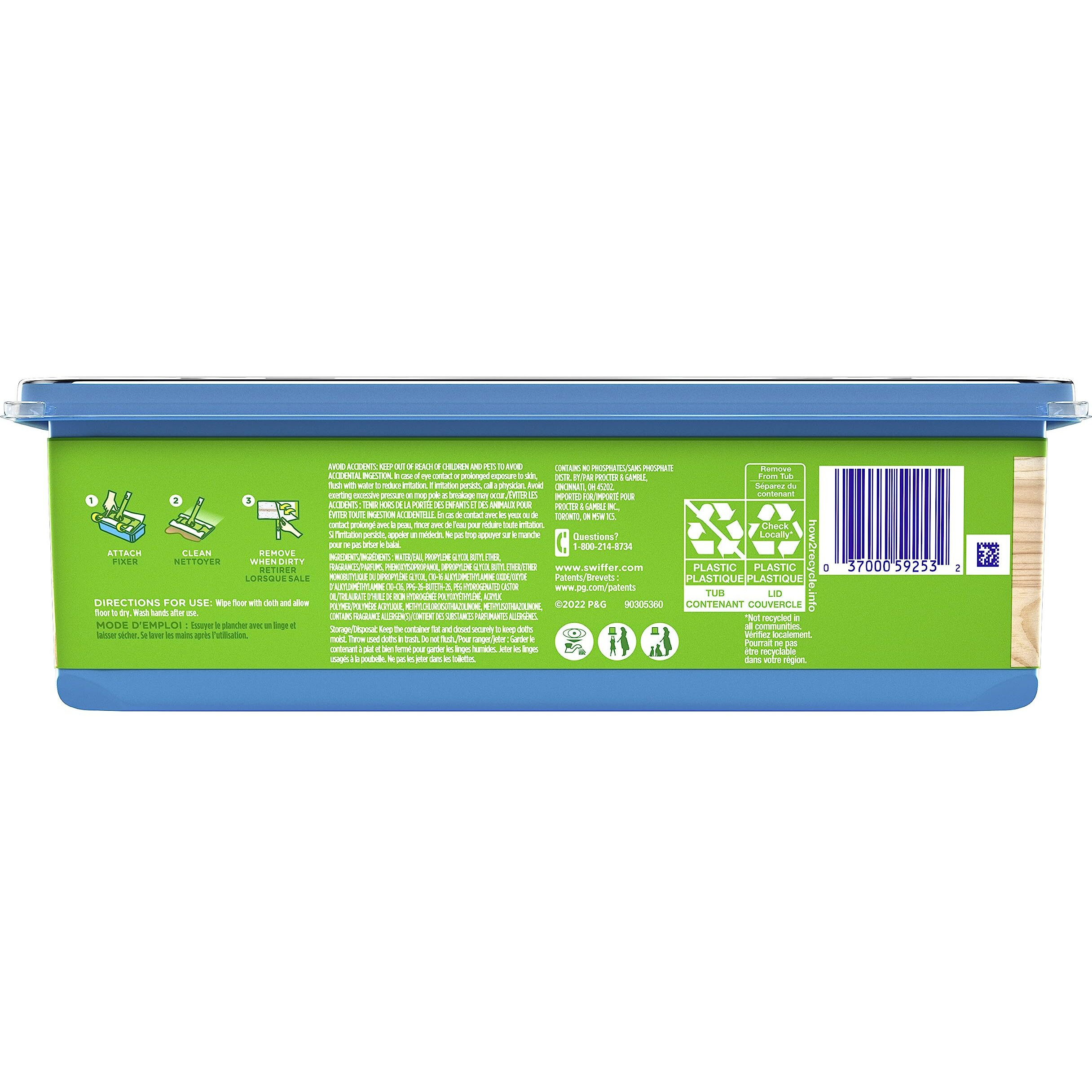 Swiffer Sweeper Wet Wood Floor Mopping Cloths  20 Count