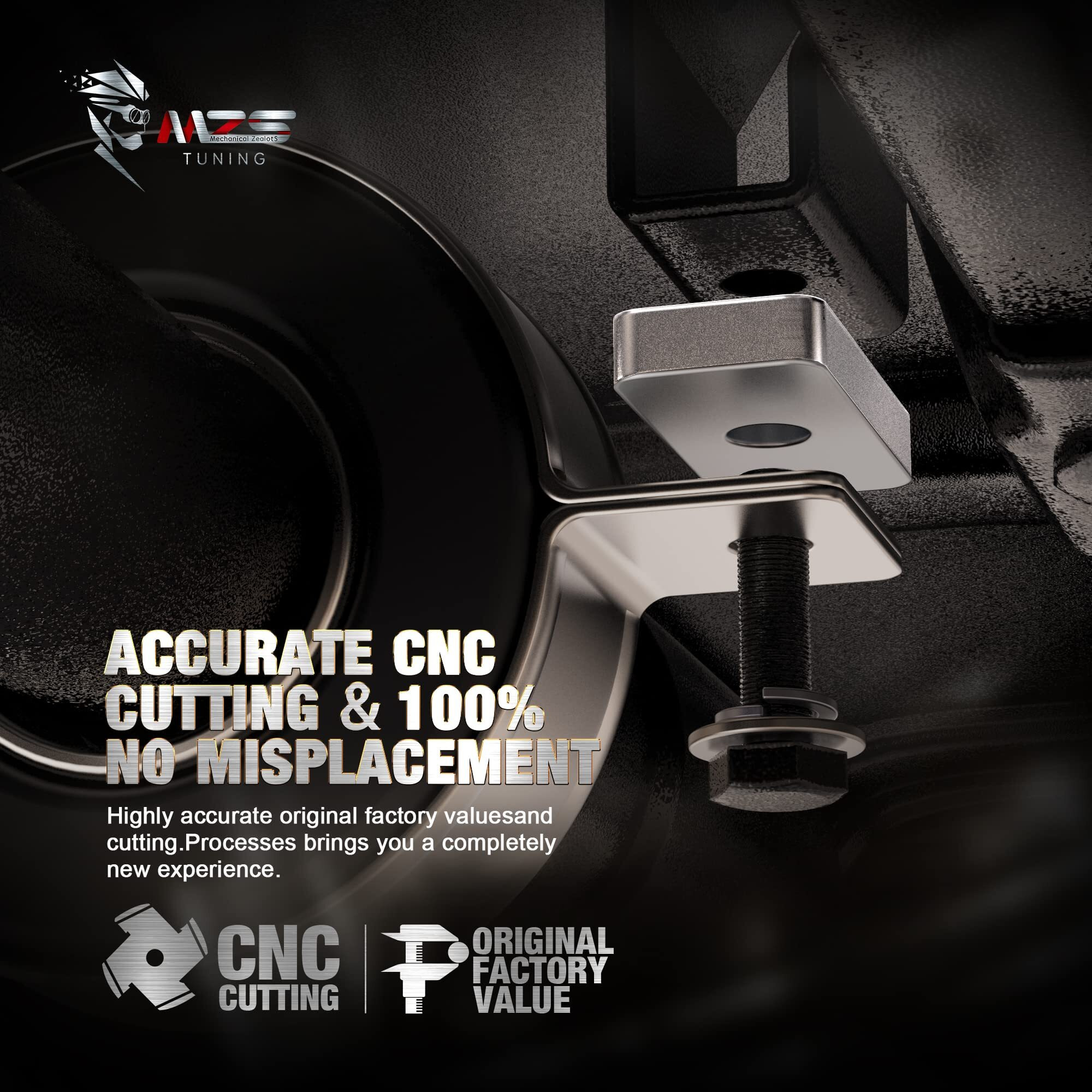 Mzs Rear Driveshaft Spacer Kit Compatible With 2005-2024 Tacoma