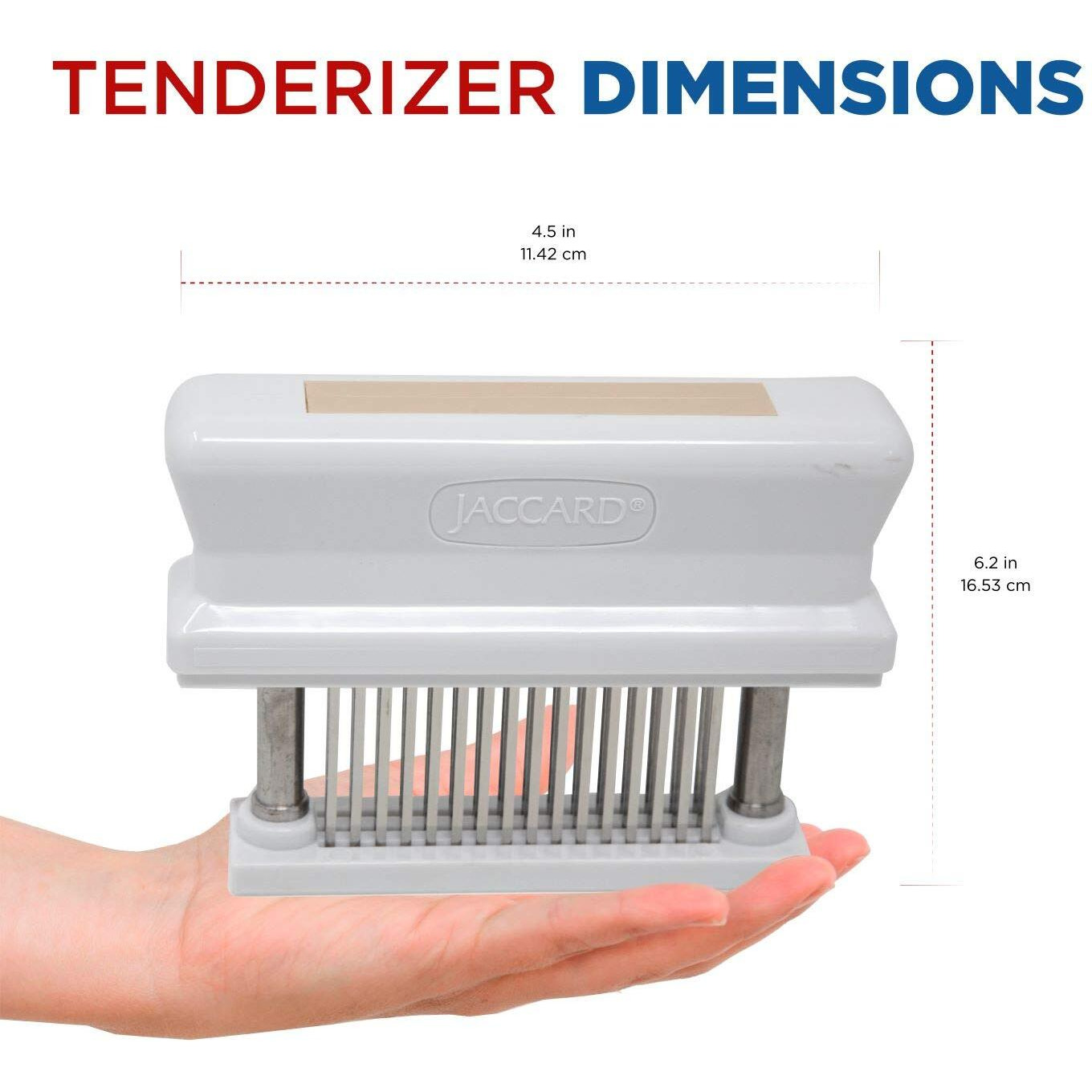 Jaccard 200348T 48-Blade  Haccp Color Coded Meat Tenderizer  Tan - Pork  1.50 X 4.00 X 5.75 Inches