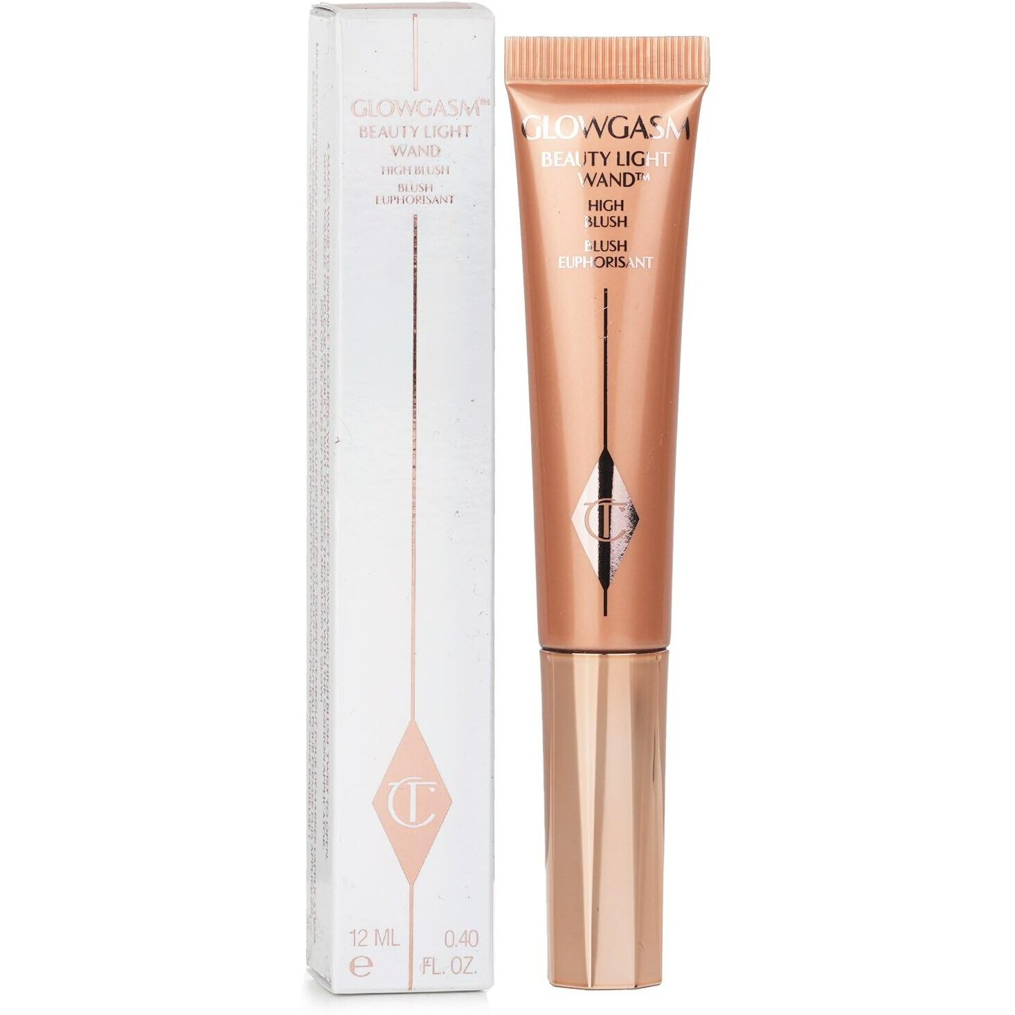 Charlotte Tilbury Glowgasm Beauty Light Wand Gel Highlighter In Peachgasm 12Ml