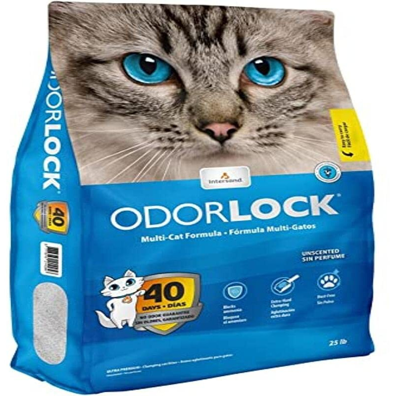 Intersand  Odour Lock Unscented Clay Litter  25