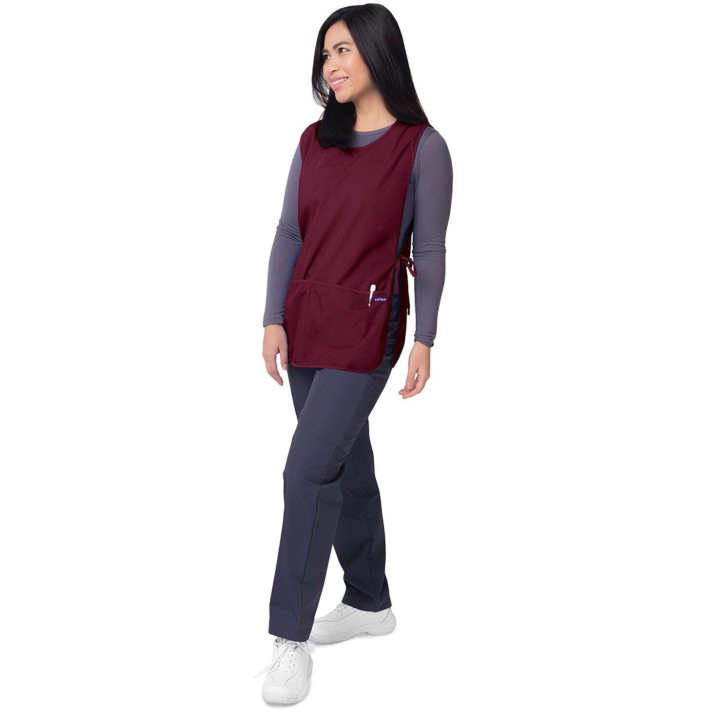 Sivvan Unisex Apron - Cobbler Apron 3-Pack - S87003 - Burgundy - R