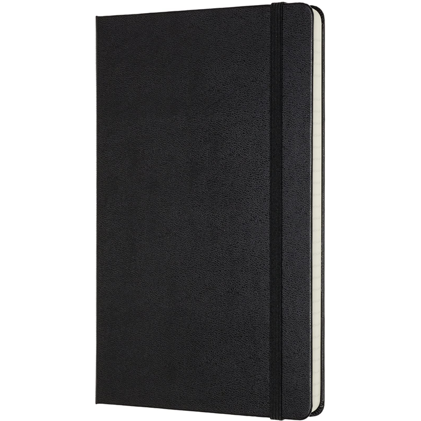 Moleskine Professional Notebook  Large  Black  Hard Cover (5 X 8.25)