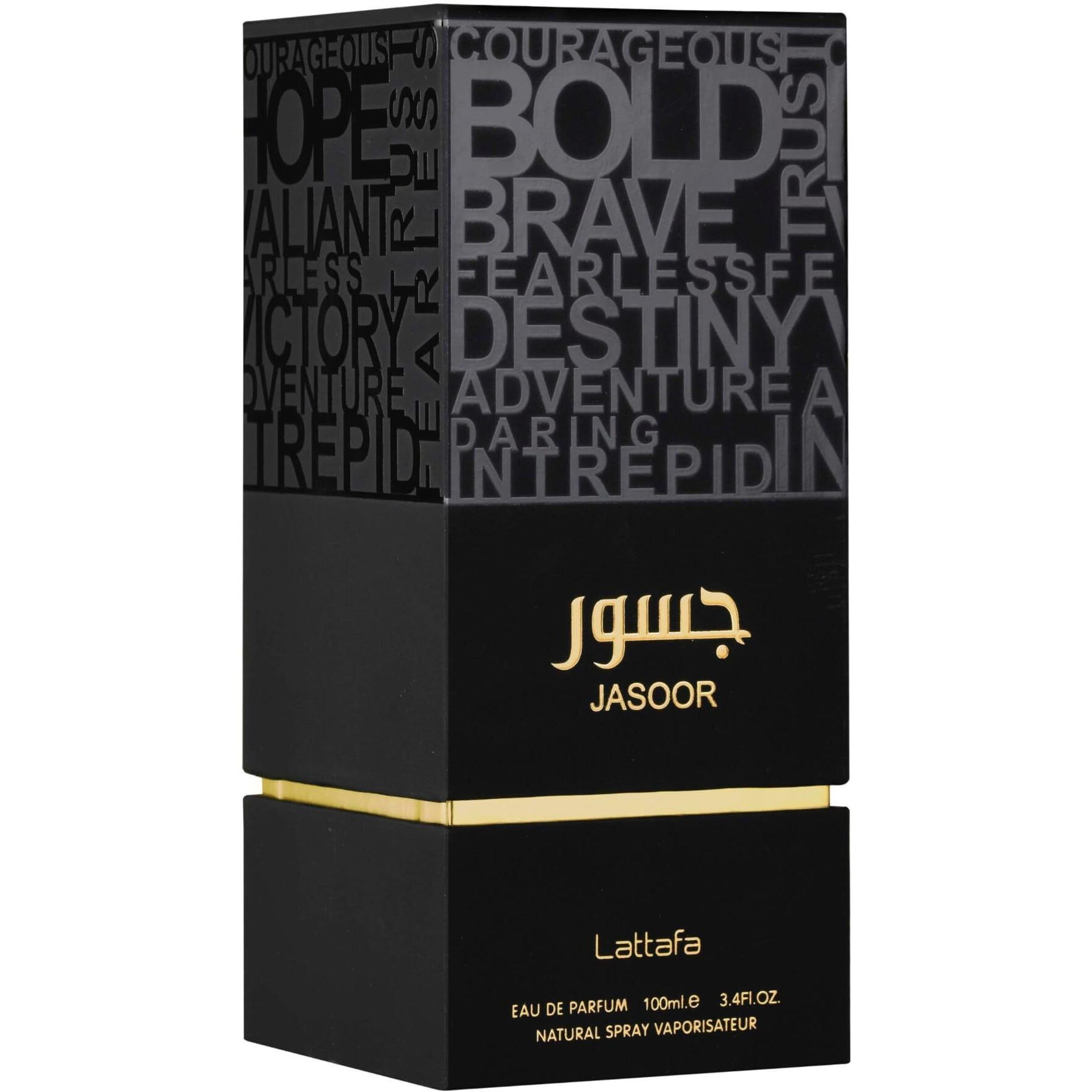 Lattafa Jasoor Eau De Parfum Spray For Men  3.4 Ounce