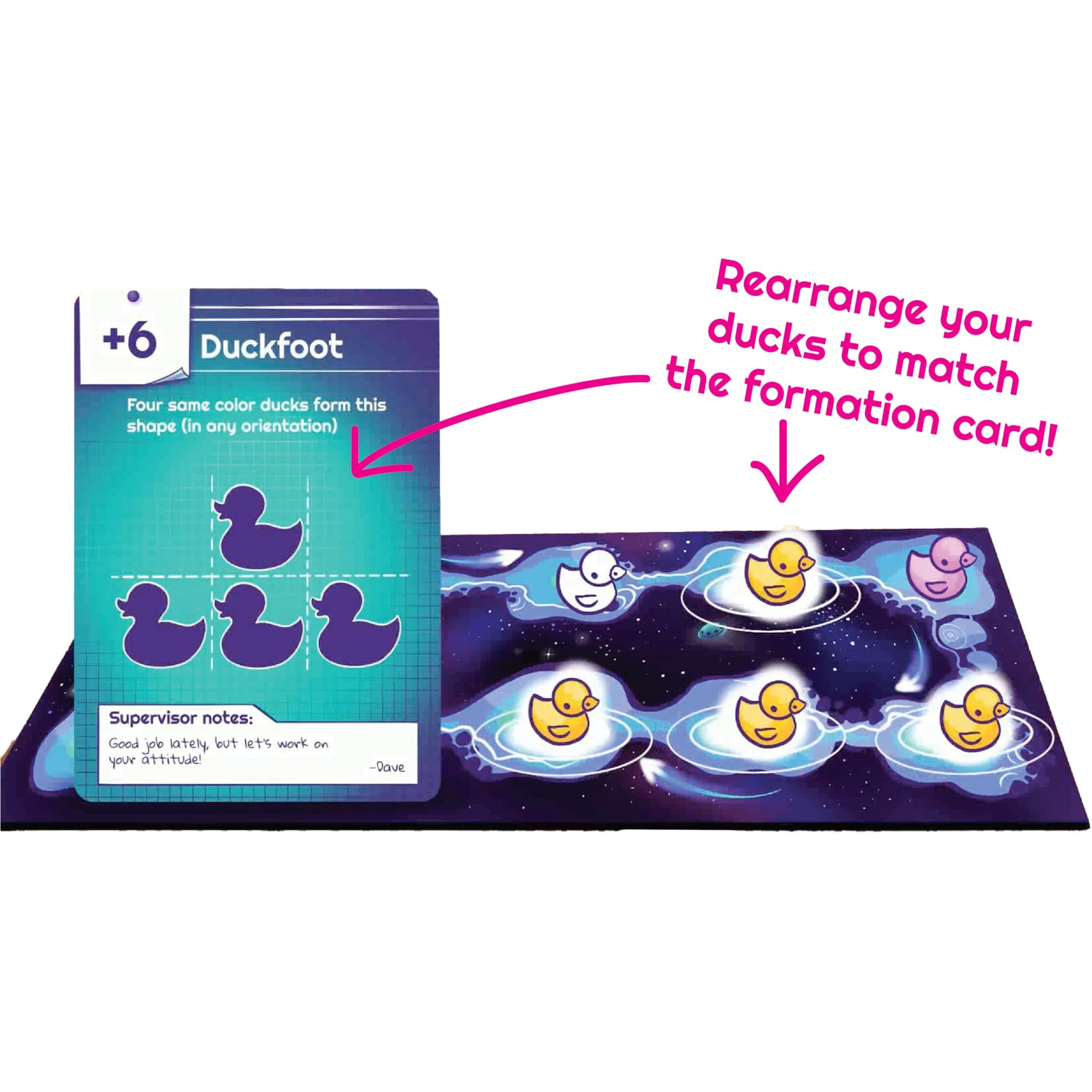 Abducktion - Bundle Base + Intergalacduck Research Expansion Combo Pack  25-30 Minutes  Ages 12+  A Weirdly Strategic Duck Kidnapping Game  A Ufo  And Mind-Bending  Shape-Finding Logic