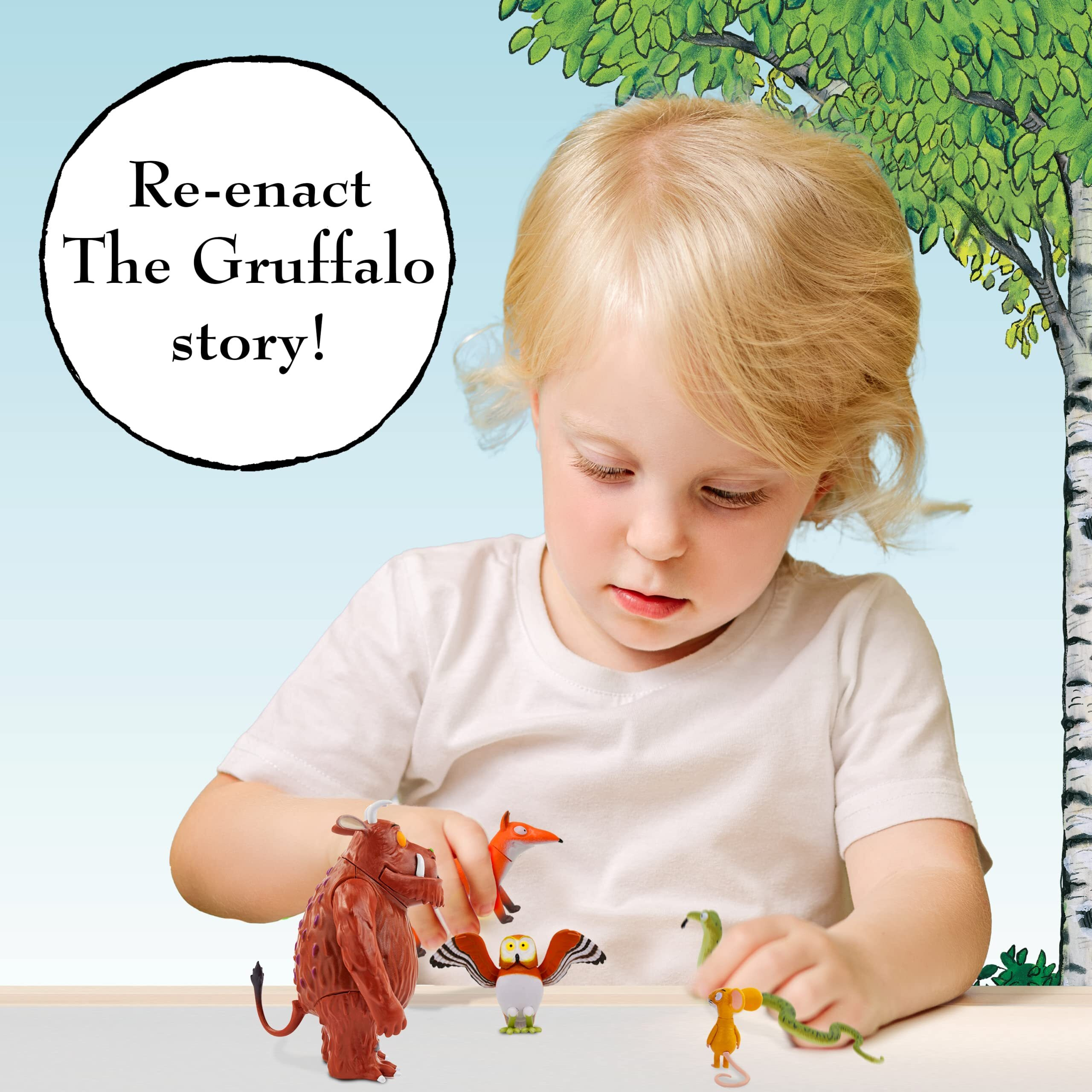 Wow Pods Stuff The Gruffalo Story Time Family Pack Mini Play Figures | Official Toy Characters Set From The Julia Donaldson And Axel Scheffler Childrens Books And Films