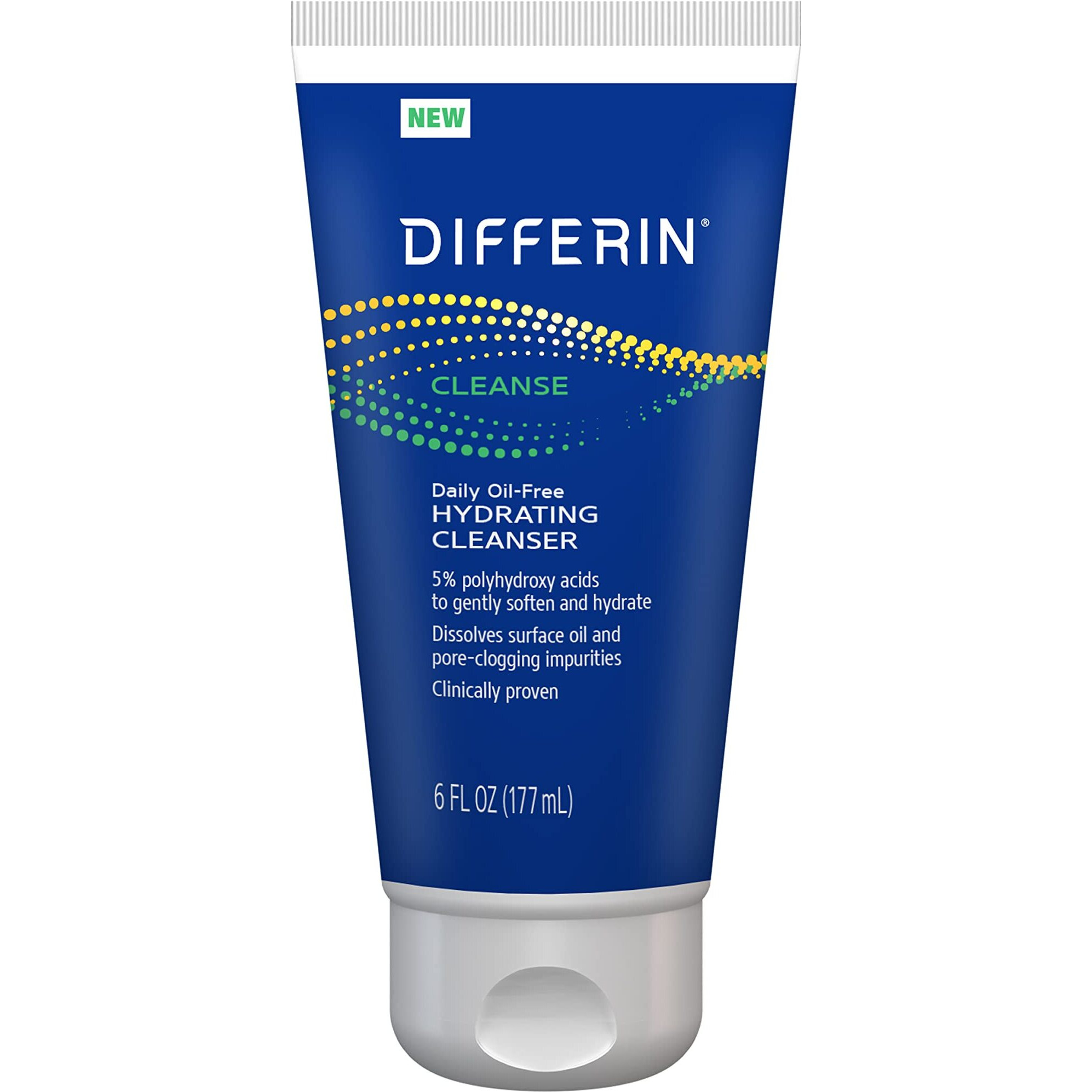 Differin Facial Cleanser  Daily Oil Free Hydrating Face Wash By The Makers Of Differin Gel  Gentle Skin Care For Acne Prone Skin  Phas  6 Oz.