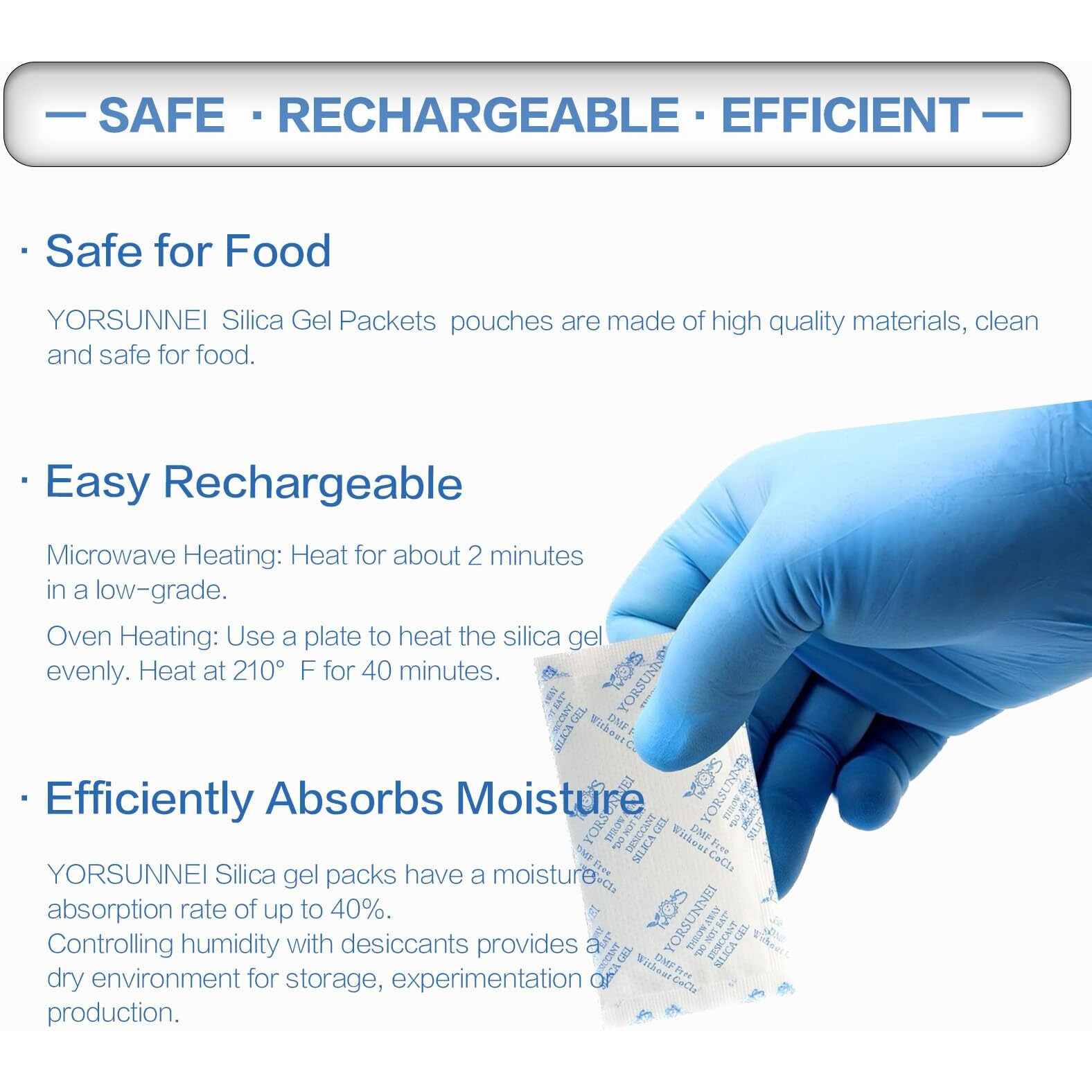 10 Gram [30 Packs] Silica Gel Packets  Desiccants Packs For Food  Moisture Absorbers  Desiccant Packs Food Grade Silica Gel For Storage  Silica Packets For Moisture Control