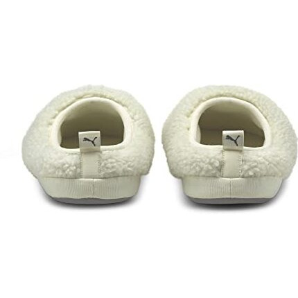 Puma Select Men's Puma Scuff Sherpa Slippers  Whisper White/Puma Black  9 Medium Us