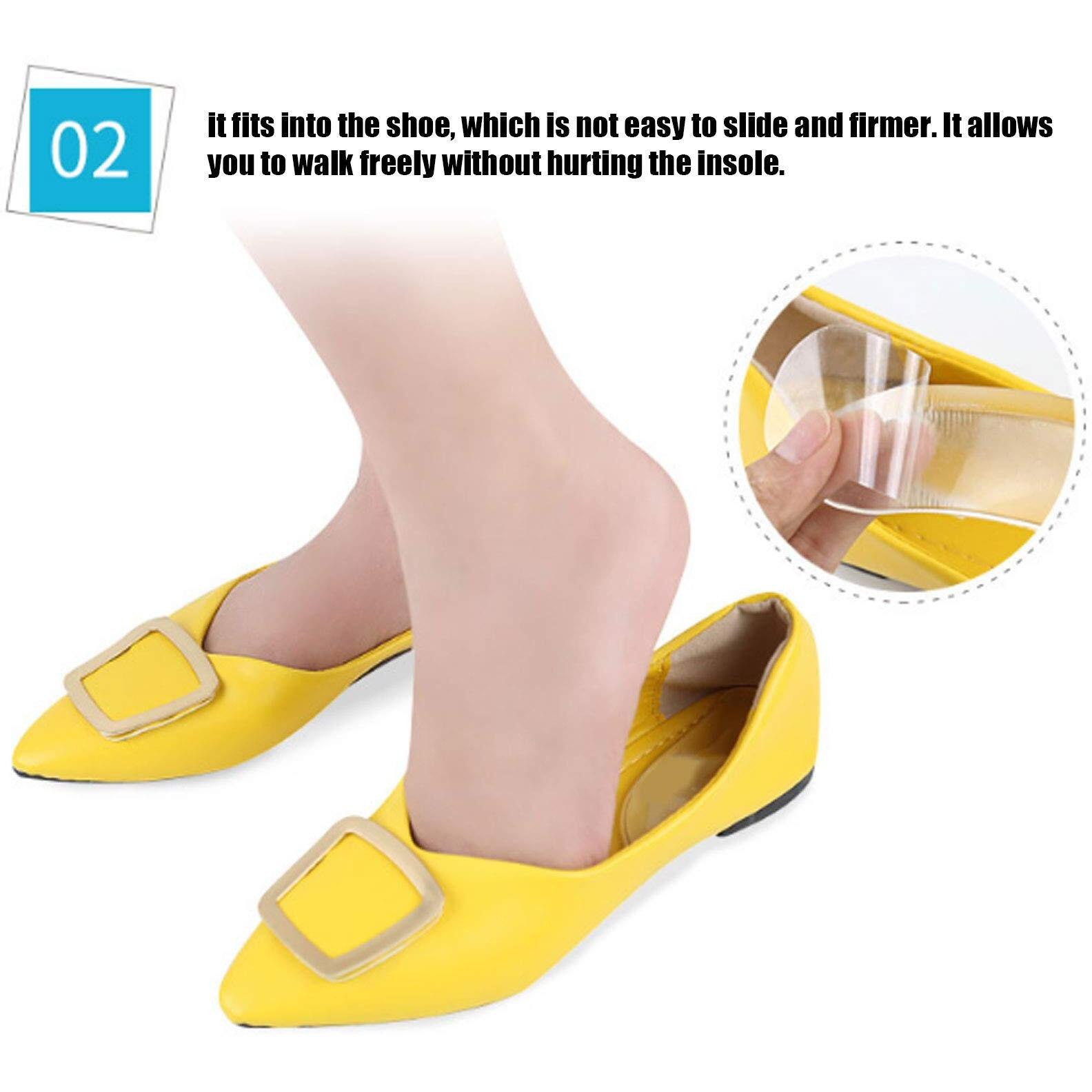 Brrnoo Heel Wedge Inserts  5 Pairs/Set Shoe Heel Cushion Inserts  Medial & Lateral Heel Wedge Silicone Insoles  Orthotic Gel Protective Cups O X-Type Leg Corrector For Foot Alignment  Knock Knee Pain