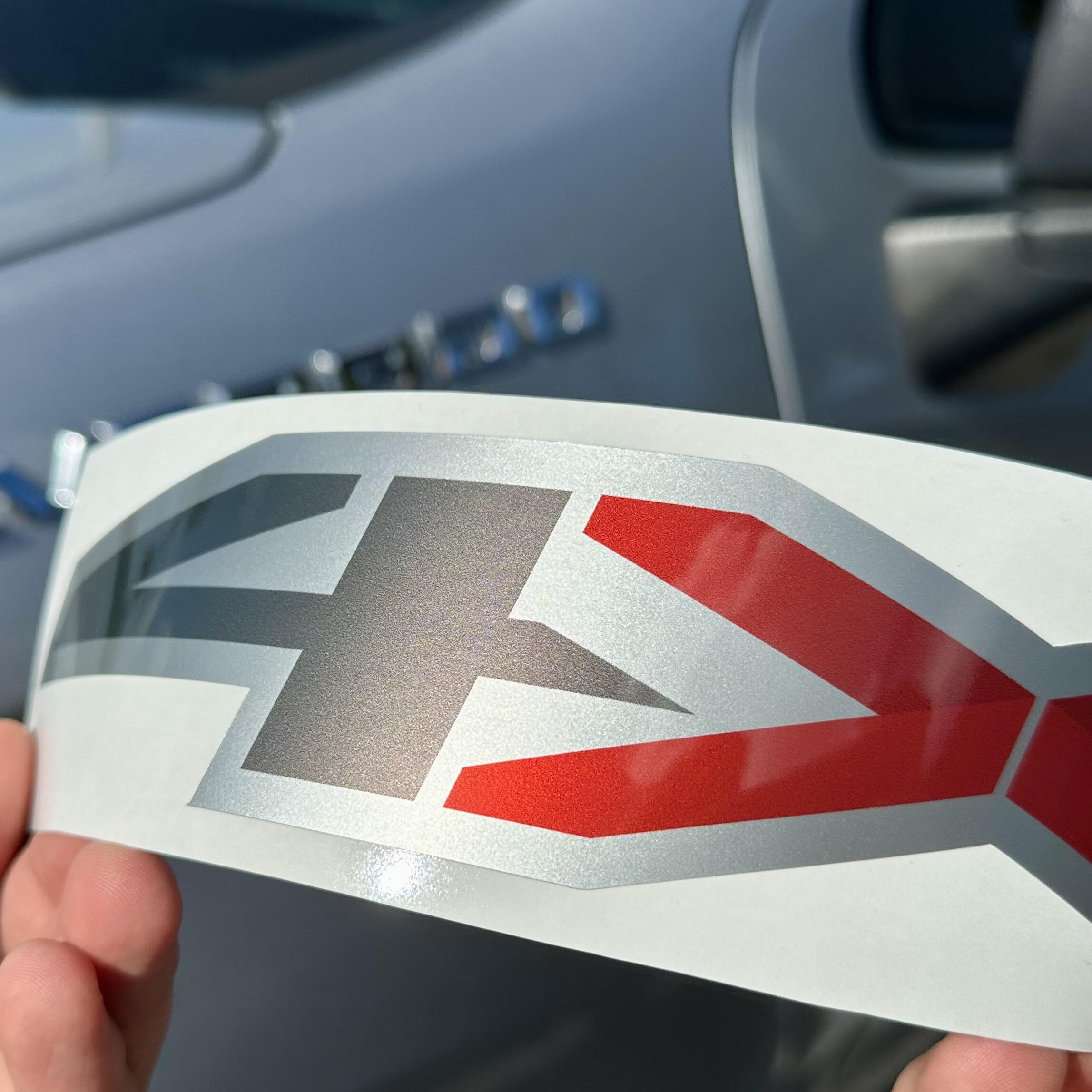 Gold Hook 4X4 Decals For Chevy Silverado  Replacement Bedside Stickers Premium Series (Metallic Finish)  Set Of 2