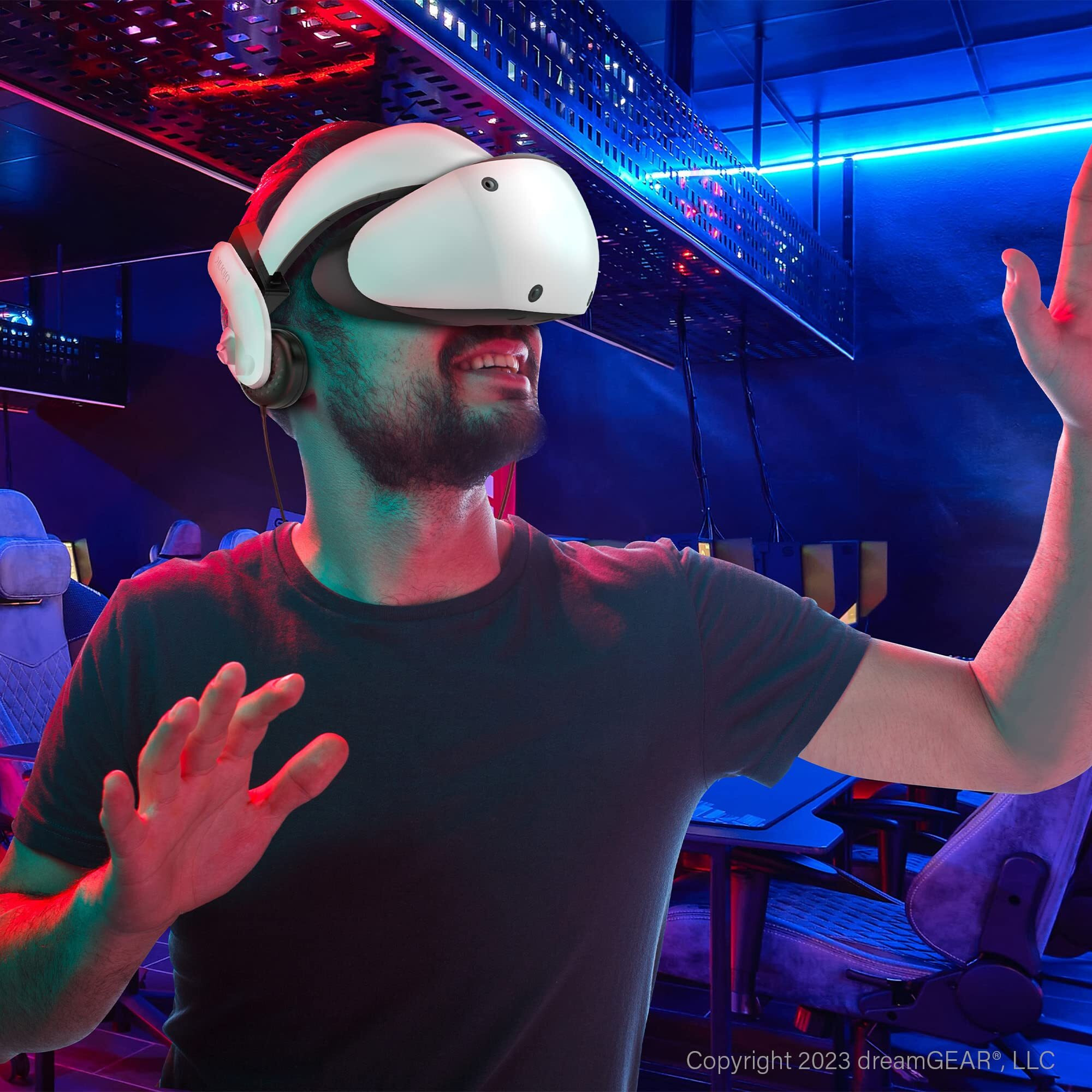 Bionik Mantis Attachable Vr Headphones Compatible With Playstation Vr2  Adjustable Design  Connects Directly To Psvr  Hi-Fi Sound  Sleek Design/Ps4/Ps5