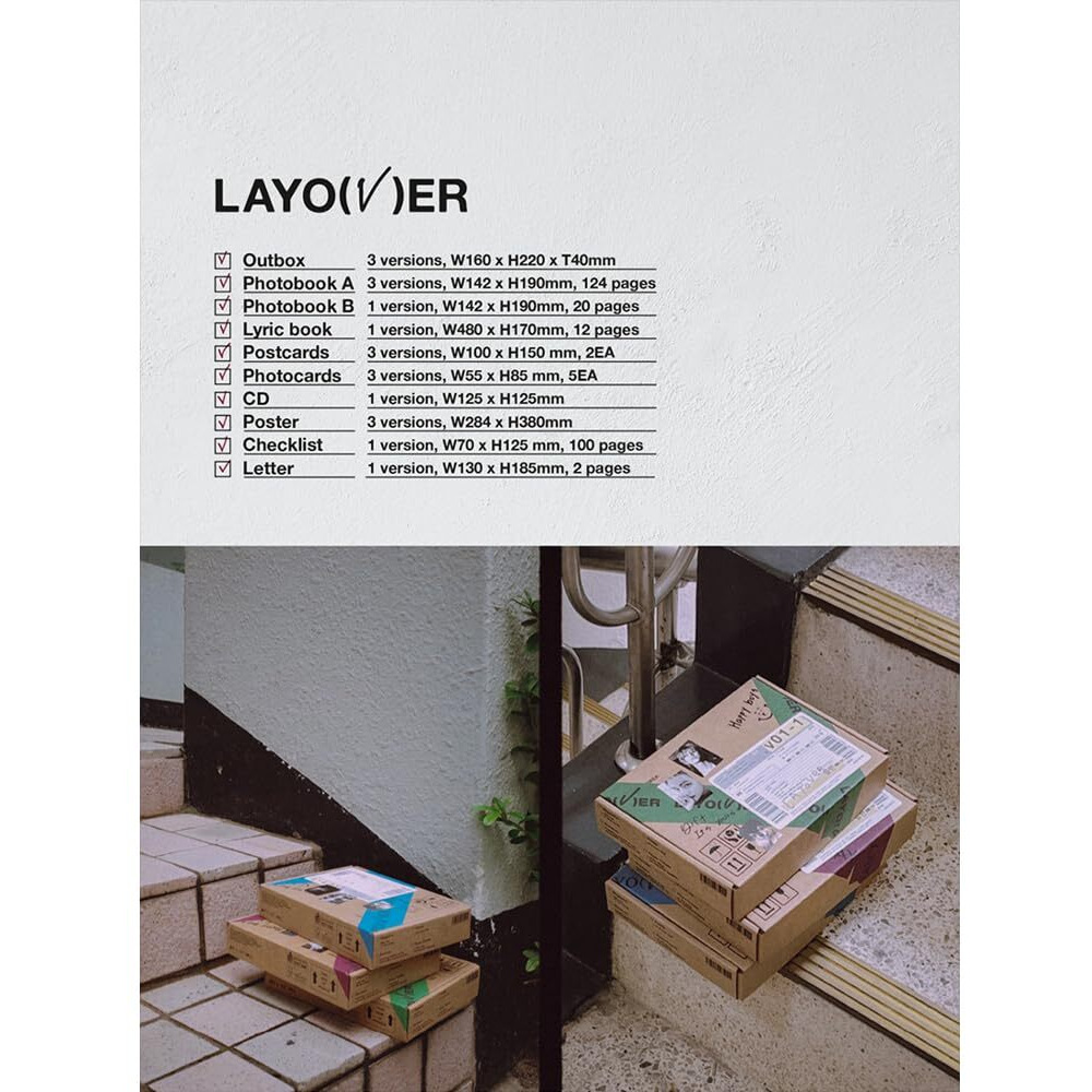Bts V - Layover 1St Solo Album (Random)