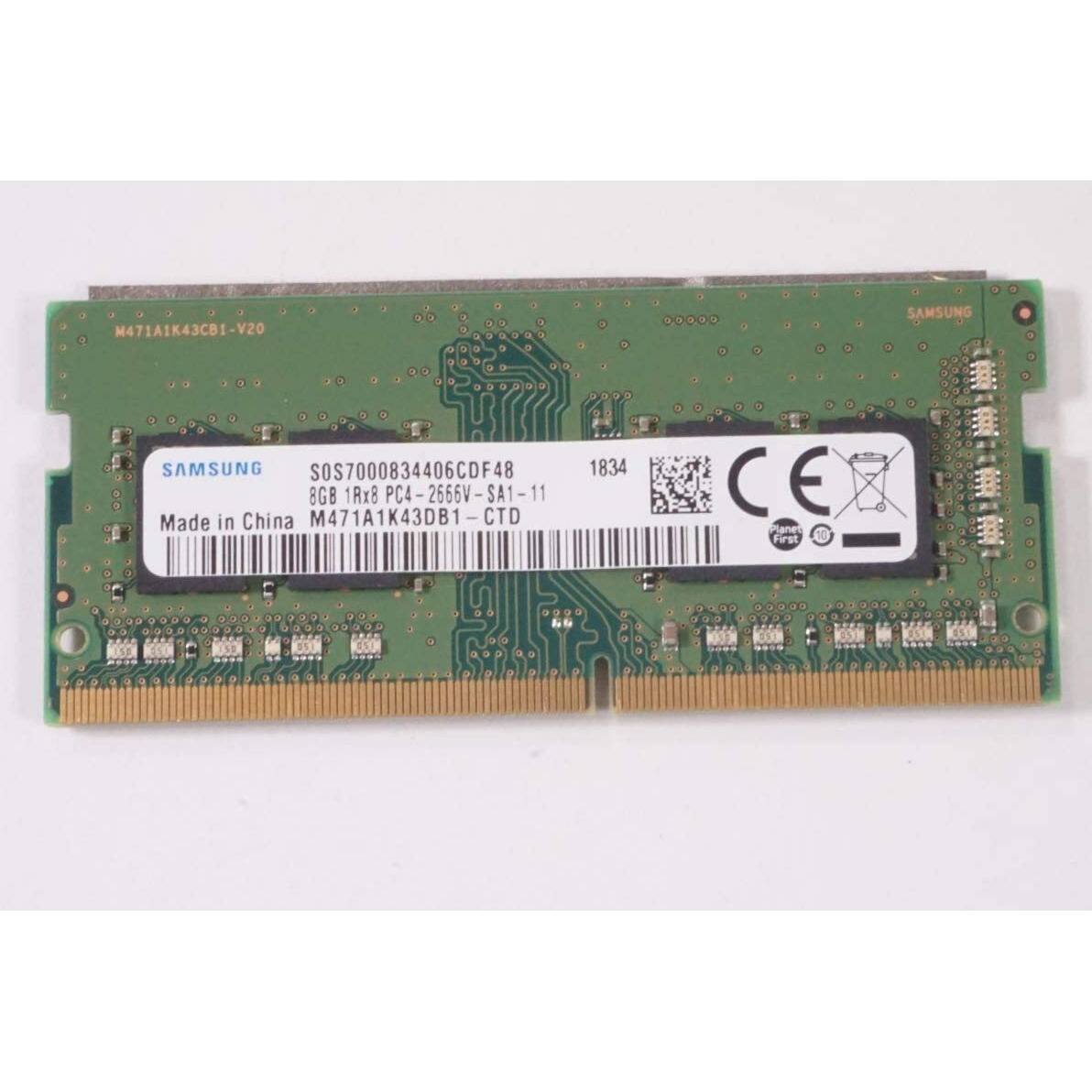 Samsung 8Gb Laptop Memory Ram Ddr4 M471A1K43Eb1-Cwe Ddr4 2666 Mhz Lenovo Sodimm