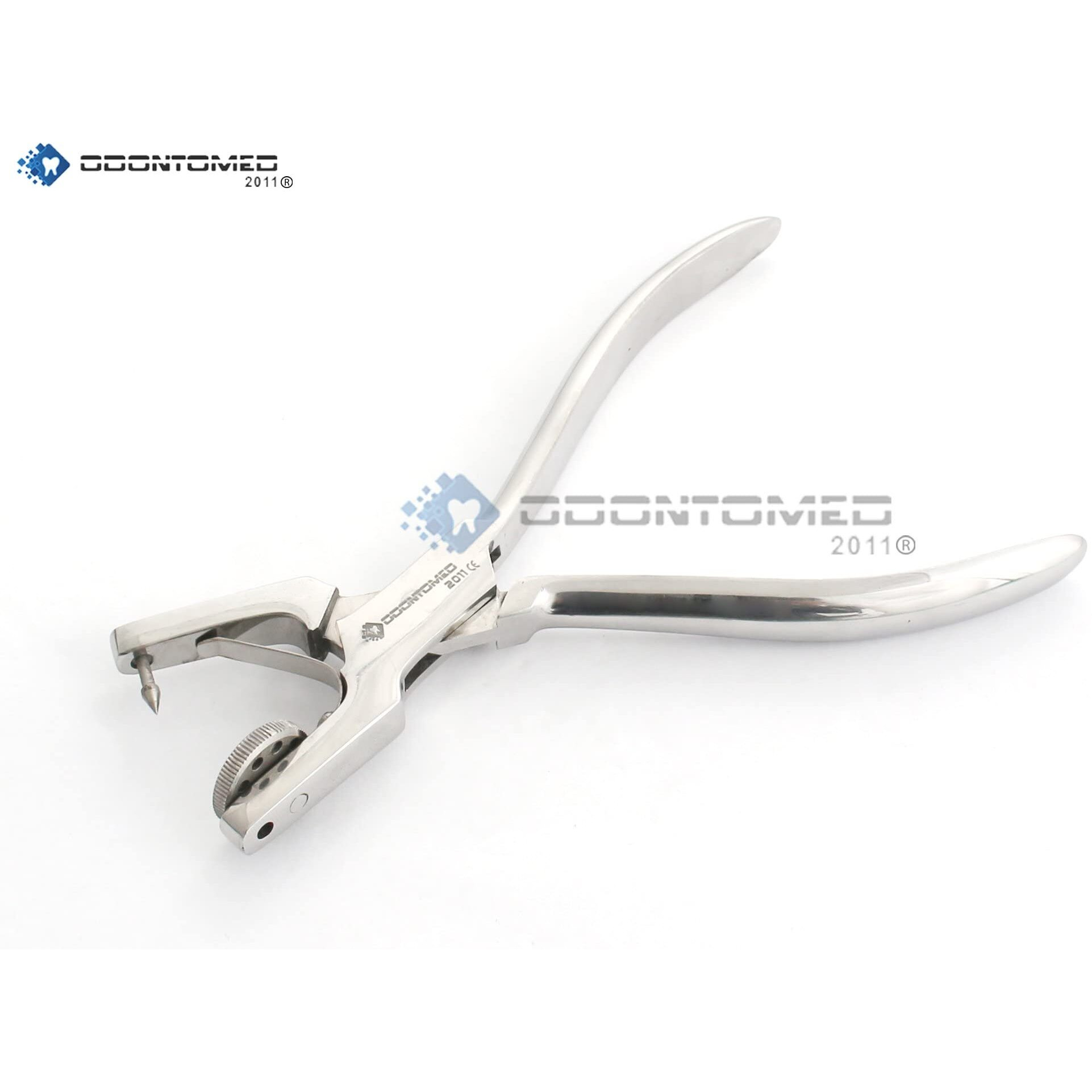 Odontomed2011 Ainsworth Rubber Dam Punch Endodontic Dental Instruments  Endodontic Dental Dam Clamp Tool Stainless Steel Ideal For Students