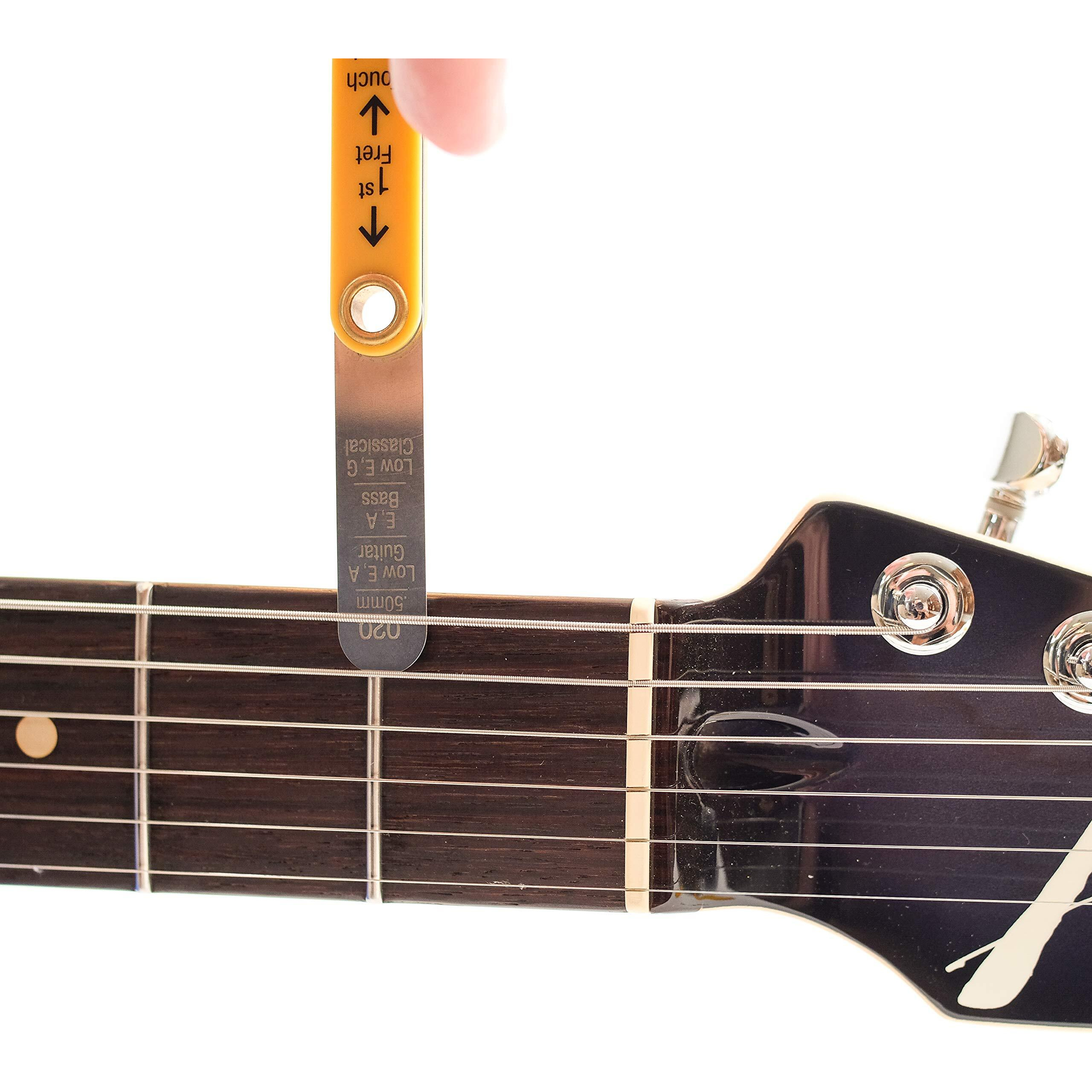 Musicnomad Precision Nut Height Slotting Gauge Tool (Mn601)  Silver