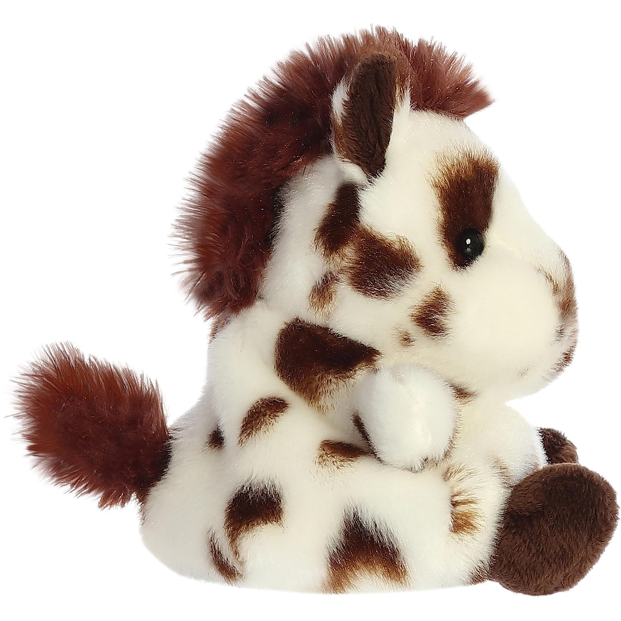 Aurora Adorable Palm Pals Haymitch Painted Horse Stuffed Animal - Pocket-Sized Play - Collectable Fun - White 5 Inches