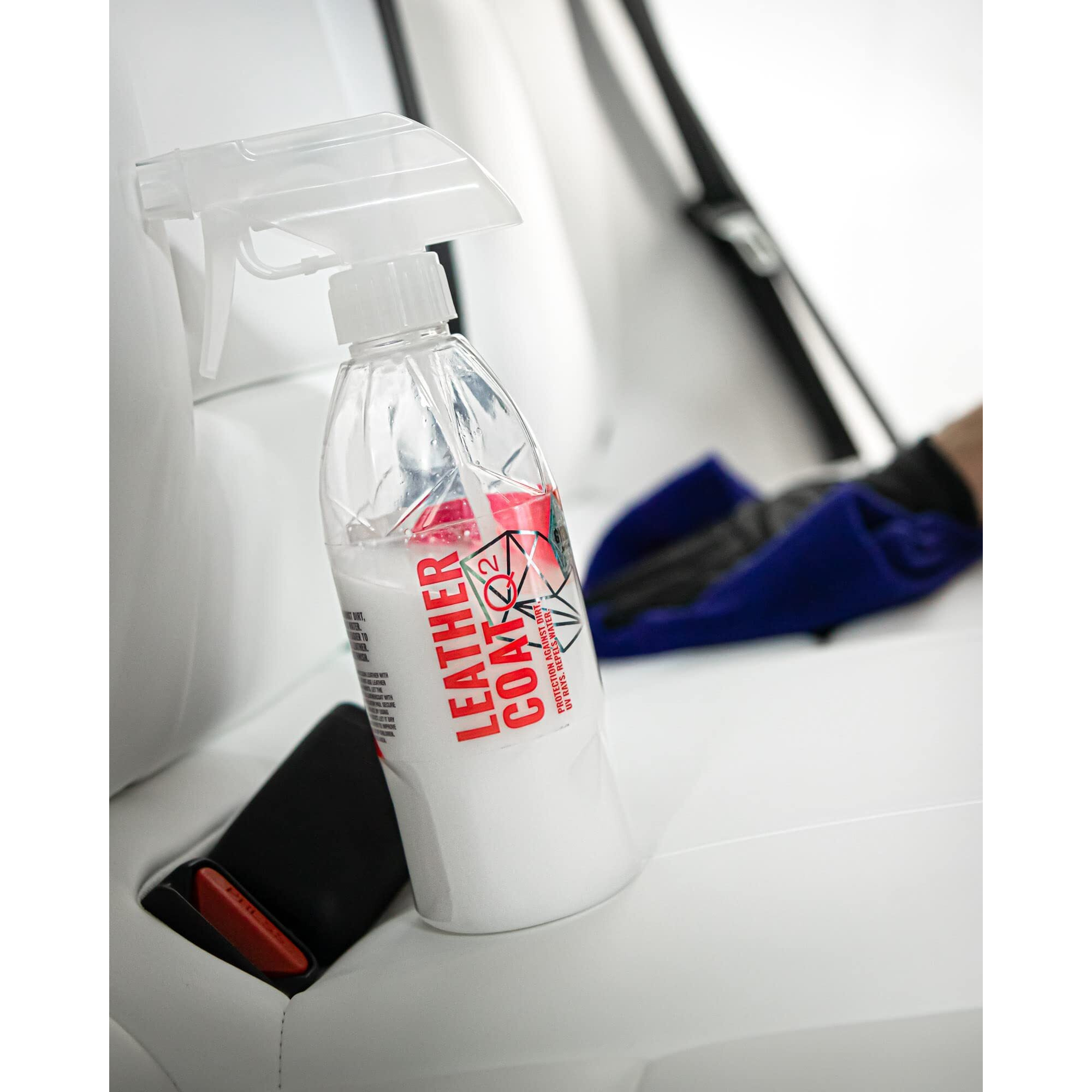 Gyeon Quartz Q Leathercoat - Easy To Use Leather Protection  Water Based  Wipe On Wipe Off  Non Greasy Satin Finish  Highly Repellent And Prevents Uv Fading