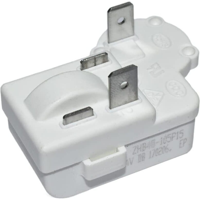 2Pin Refrigerator Over Load Protector Compressor Ptc Starter Relay Freezer Start Relay Replacement For Danby Haier Midea Mini Fridge Zhb69-120P15  Zhb60-120P4.7  Zhb60-120P15  Zhb45-105P15