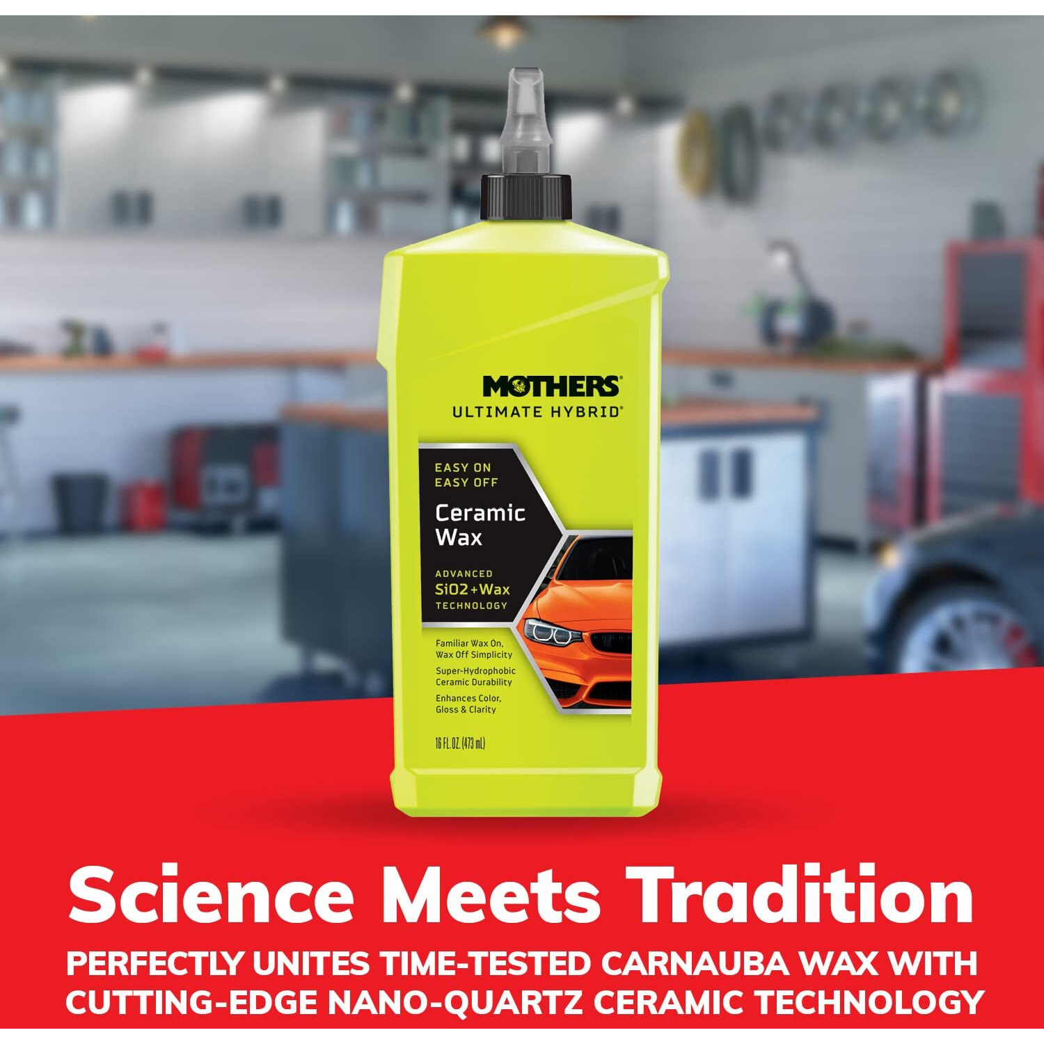 Mothers 05566 Ultimate Hybrid Ceramic Wax  16 Fl. Oz.
