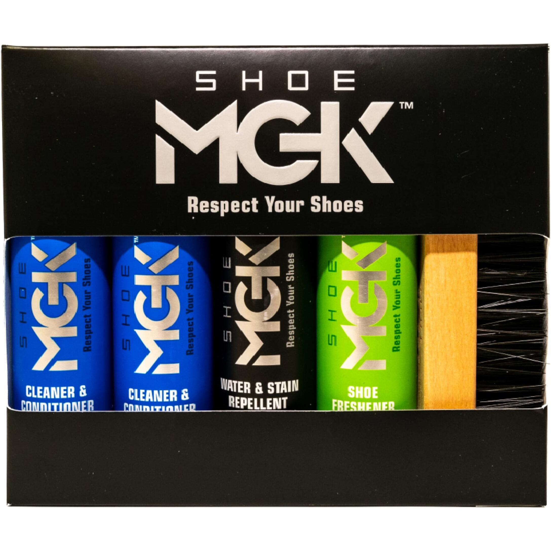Shoe Mgk Complete Kit Shoe Cleaner  Shoe Care  Water & Stain Protection - Revitalize  Shield  And Freshen Sneakers  Leather  And Dress Shoes With Deodorizer