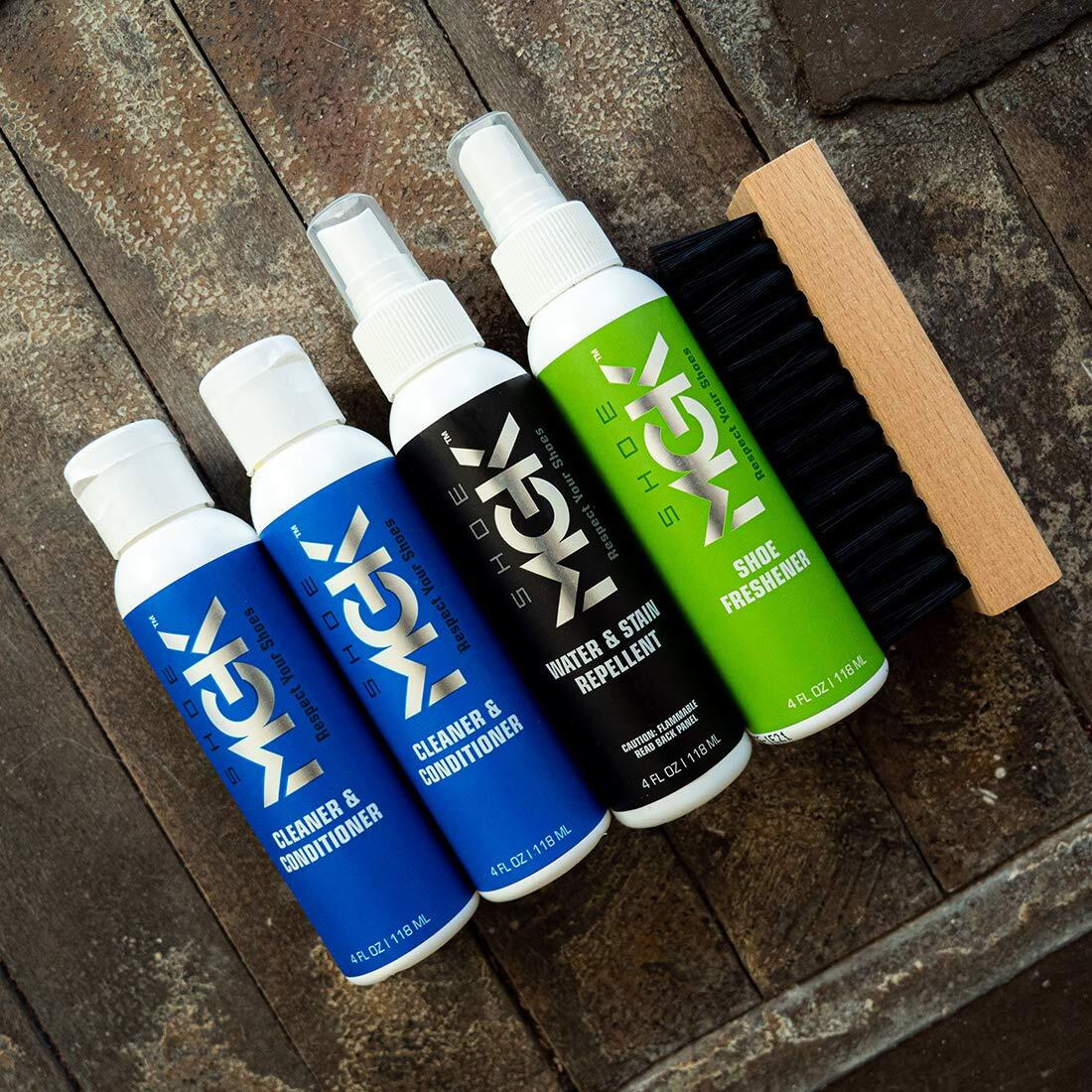 Shoe Mgk Complete Kit Shoe Cleaner  Shoe Care  Water & Stain Protection - Revitalize  Shield  And Freshen Sneakers  Leather  And Dress Shoes With Deodorizer