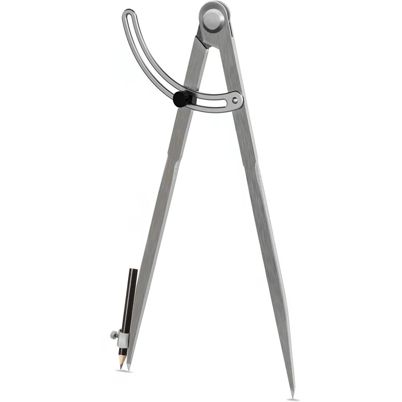 24 Inch Compass For Geometry  Compass For Woodworking  Precision Woodworking Compass With Wing Divider And Pencil Holder  Large Compass For Geometry  Woodworking Compass  Drafting  Drawing Compass