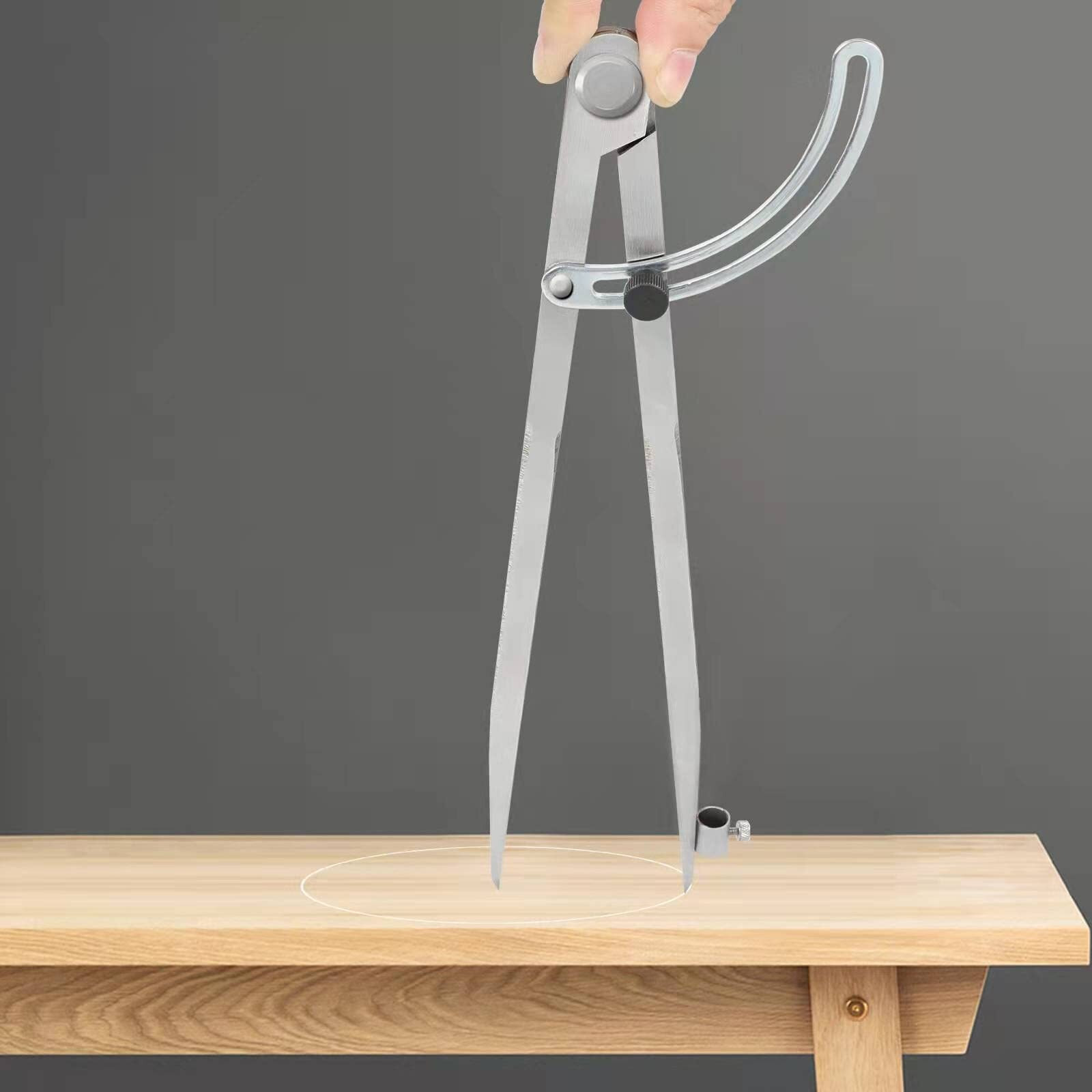 24 Inch Compass For Geometry  Compass For Woodworking  Precision Woodworking Compass With Wing Divider And Pencil Holder  Large Compass For Geometry  Woodworking Compass  Drafting  Drawing Compass