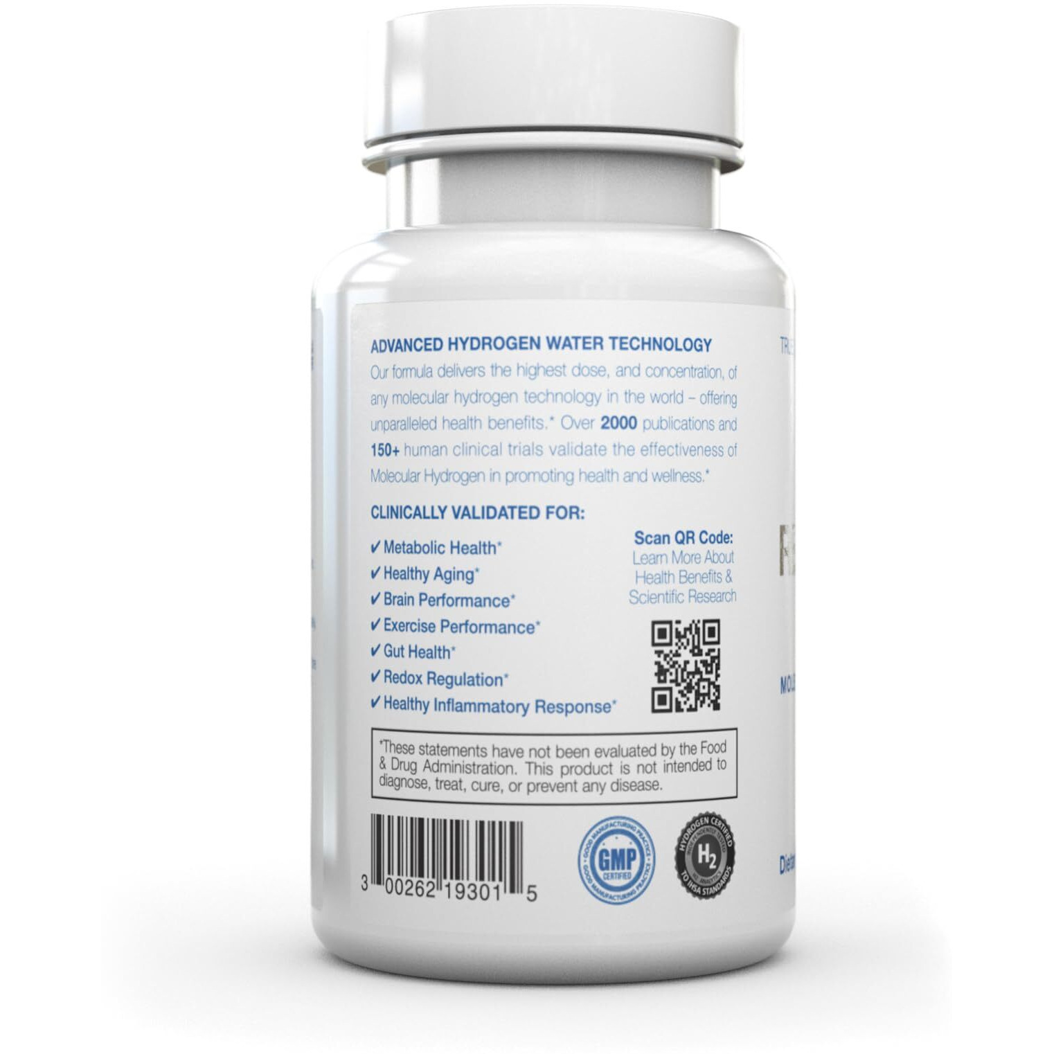 Drink Hrw Rejuvenation Molecular Hydrogen Water Tablets. Helps Take Control Of Your Body  Mental Clarity. Unflavored  30 Count