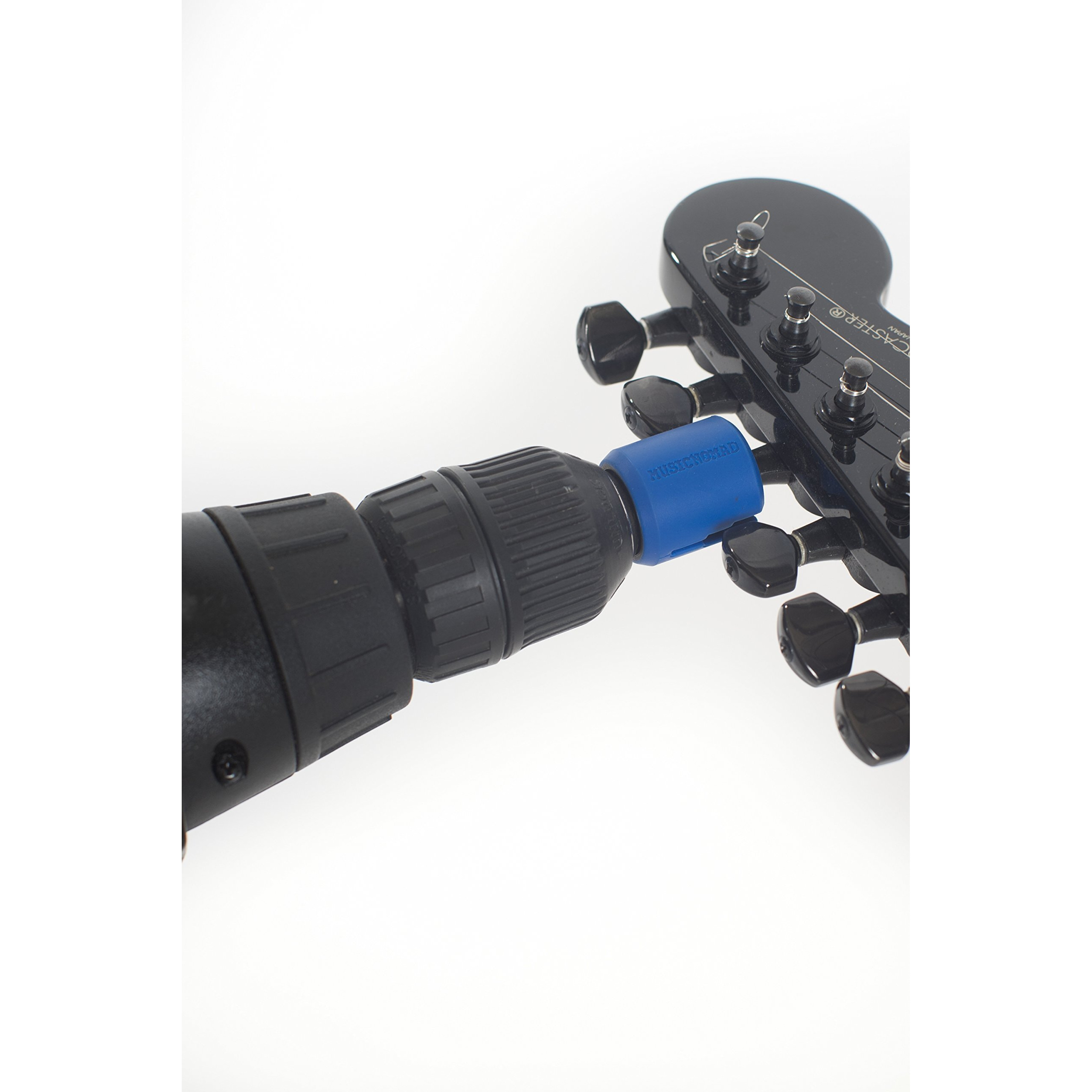 Musicnomad Grip Drill Bit String Peg Winder - Scratch-Free Rubber Lined (Mn220)  Original Version