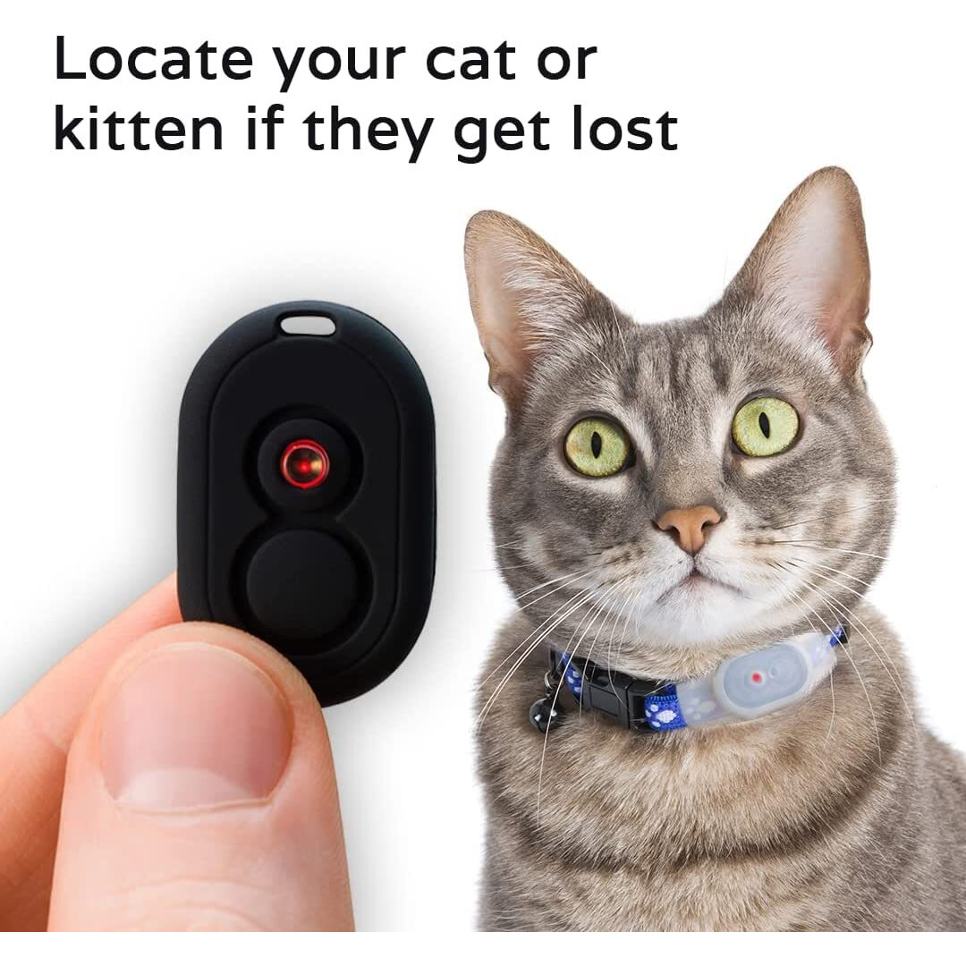 Tabcat V2 Cat Tracker - Includes 2 Tags  No Subscription Needed - Lightweight Collar Tag For Cats And Kittens - Indoor & Outdoor Use - More Accurate Than Gps For Your Pet