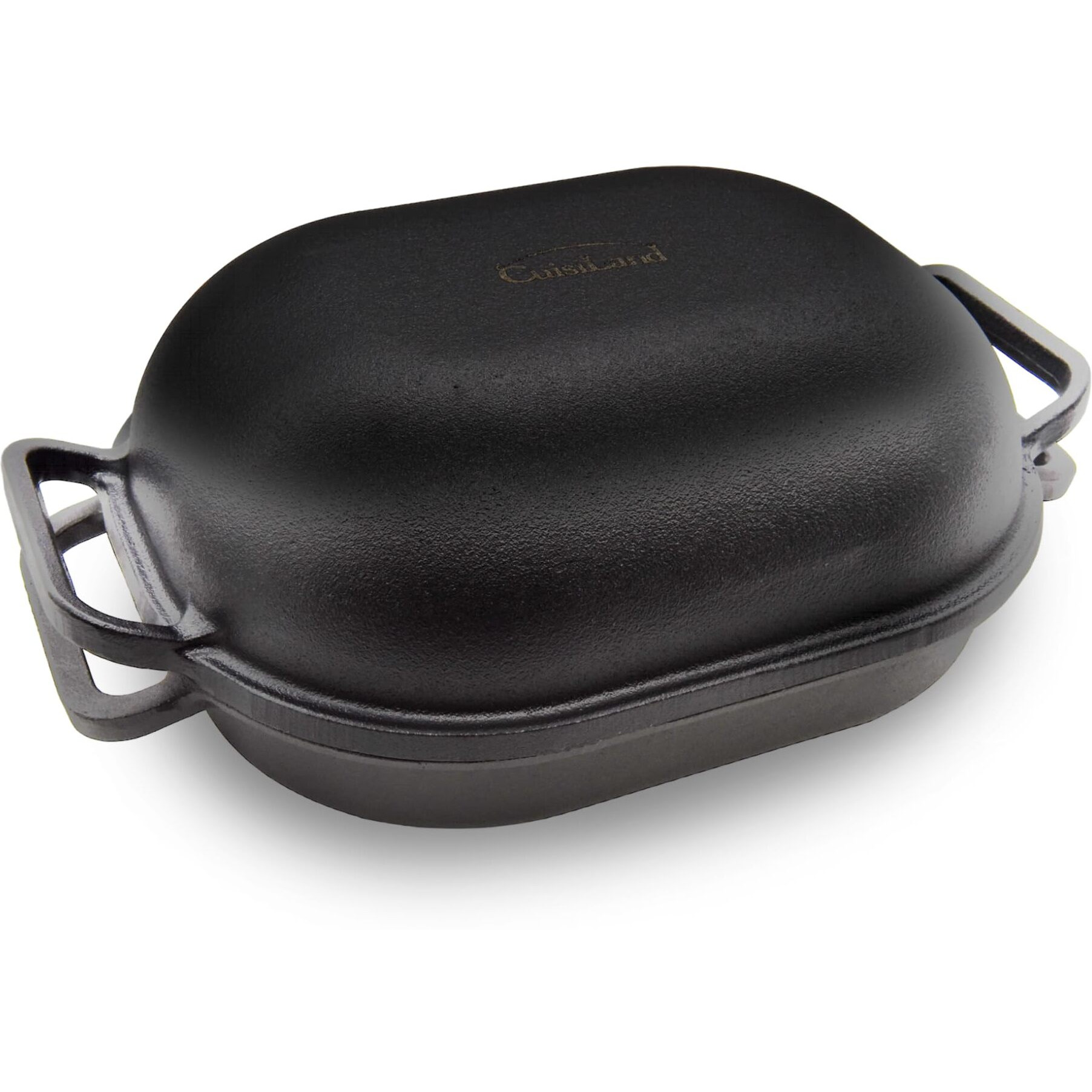 Cuisiland Large Heavy Duty Cast Iron Bread & Loaf Pan - A Perfect Way For Baking