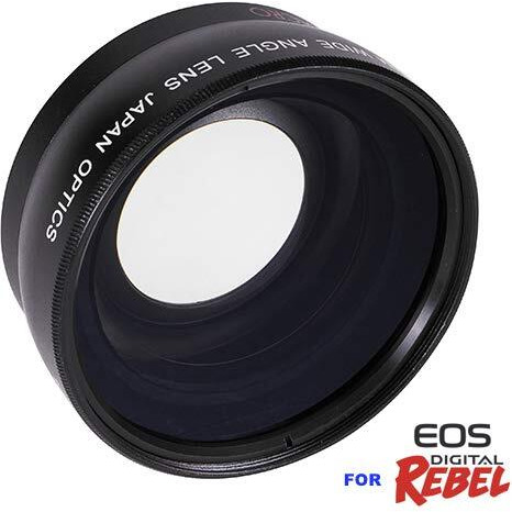 Wide Angle + Macro Lens For Canon Rebel Eos Xti 1200D T3 T3I T4 T5 T6 7D 6D T7 T7I