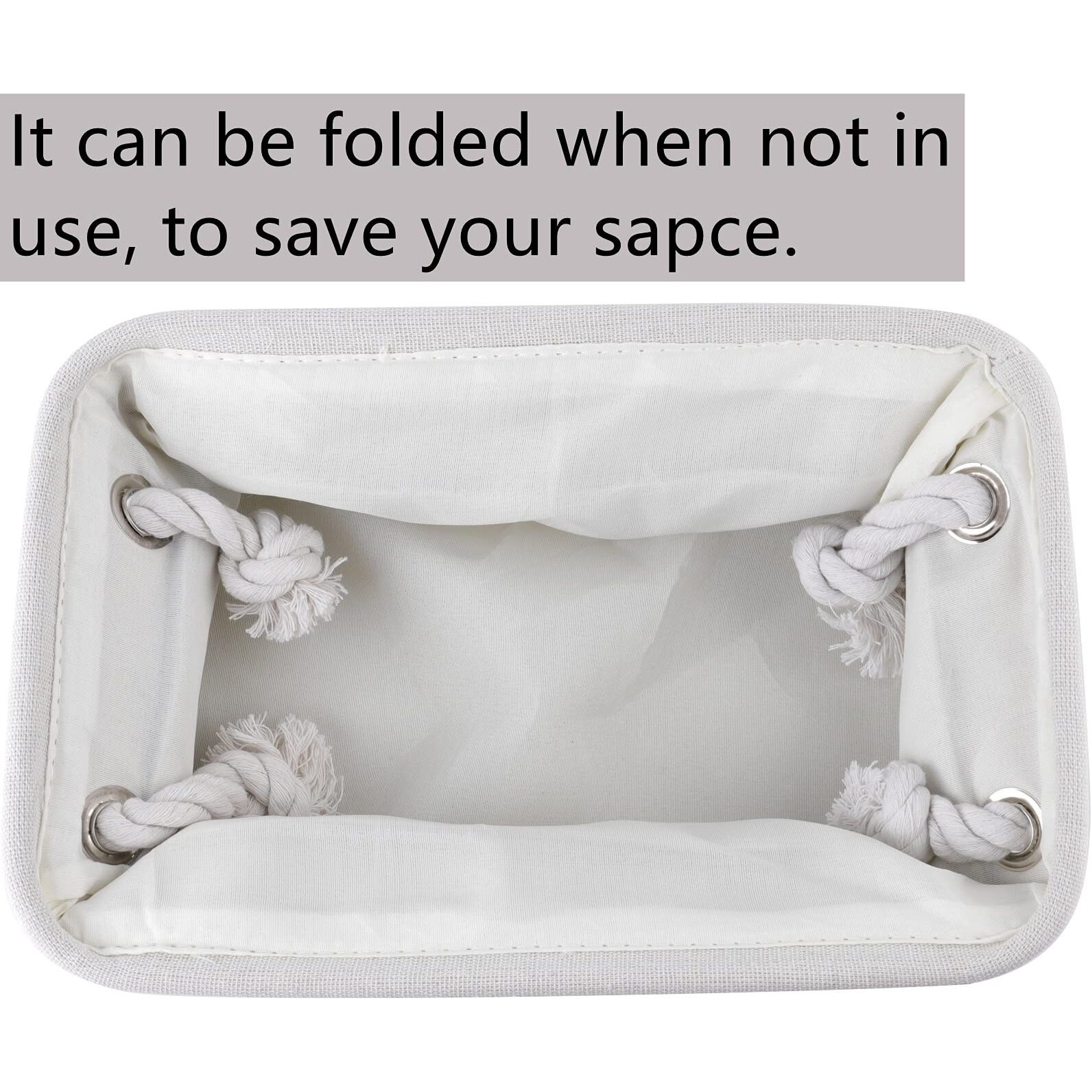 Dicunoy 6 Pack Storage Baskets For Organizing  Small Cloth Basket Bins With Handles  Empty Gift Baskets  Fabric Canvas Boxes For Classrooms  School  Shelves  Nursery  Closet  Toys  12 X 8 X 5 Inch